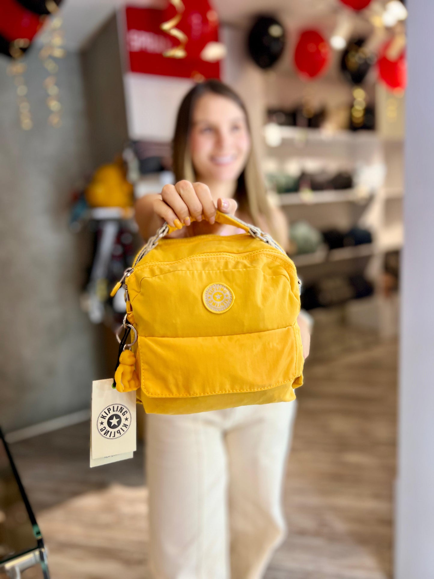 Bolso Manos Libres Amarillo