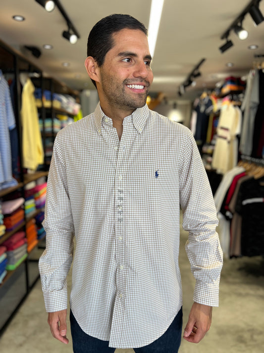Camisa Polo R.L hombre Algodón