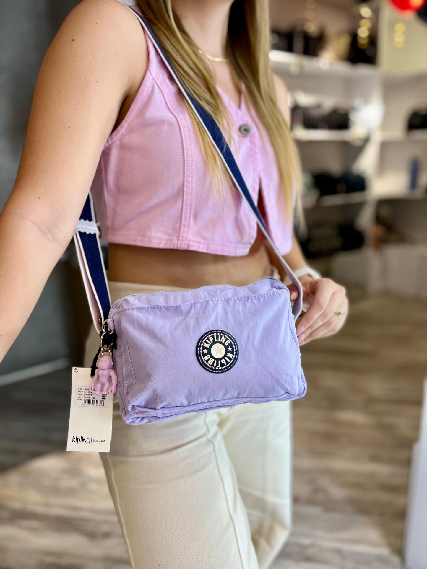 Bolso Manos Libres Lila