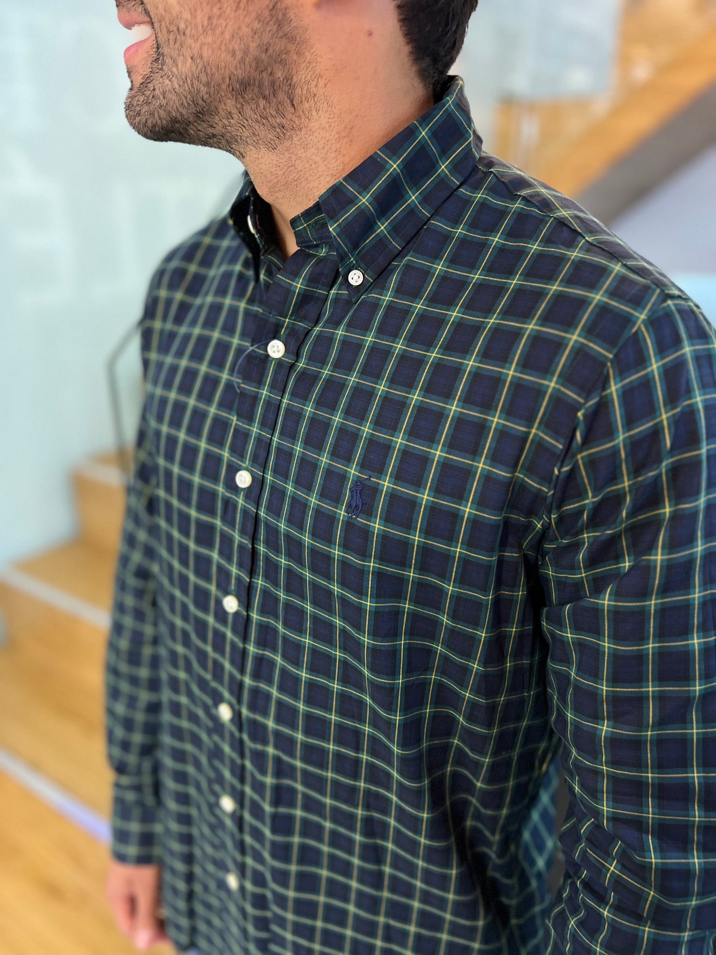 Camisa Polo R.L hombre Algodón