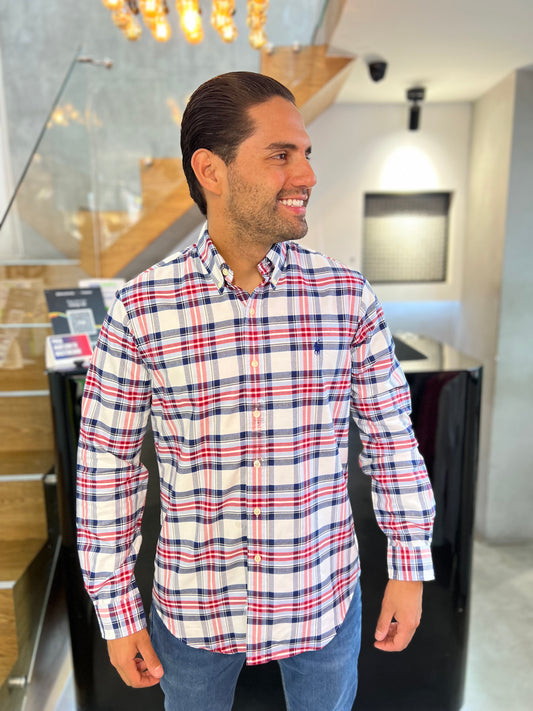 Camisa Polo R.L hombre Oxford