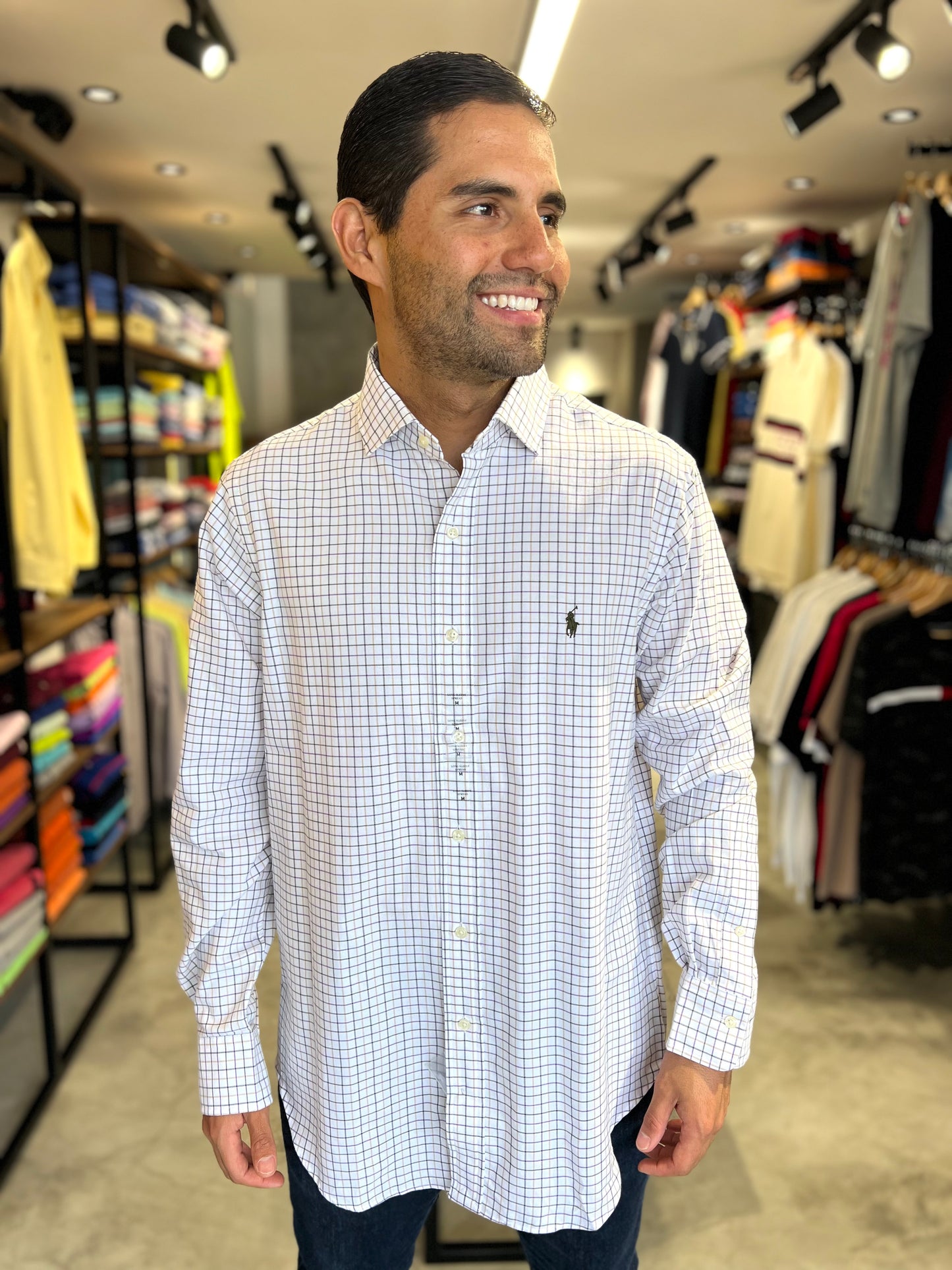 Camisa Polo R.L hombre Algodón
