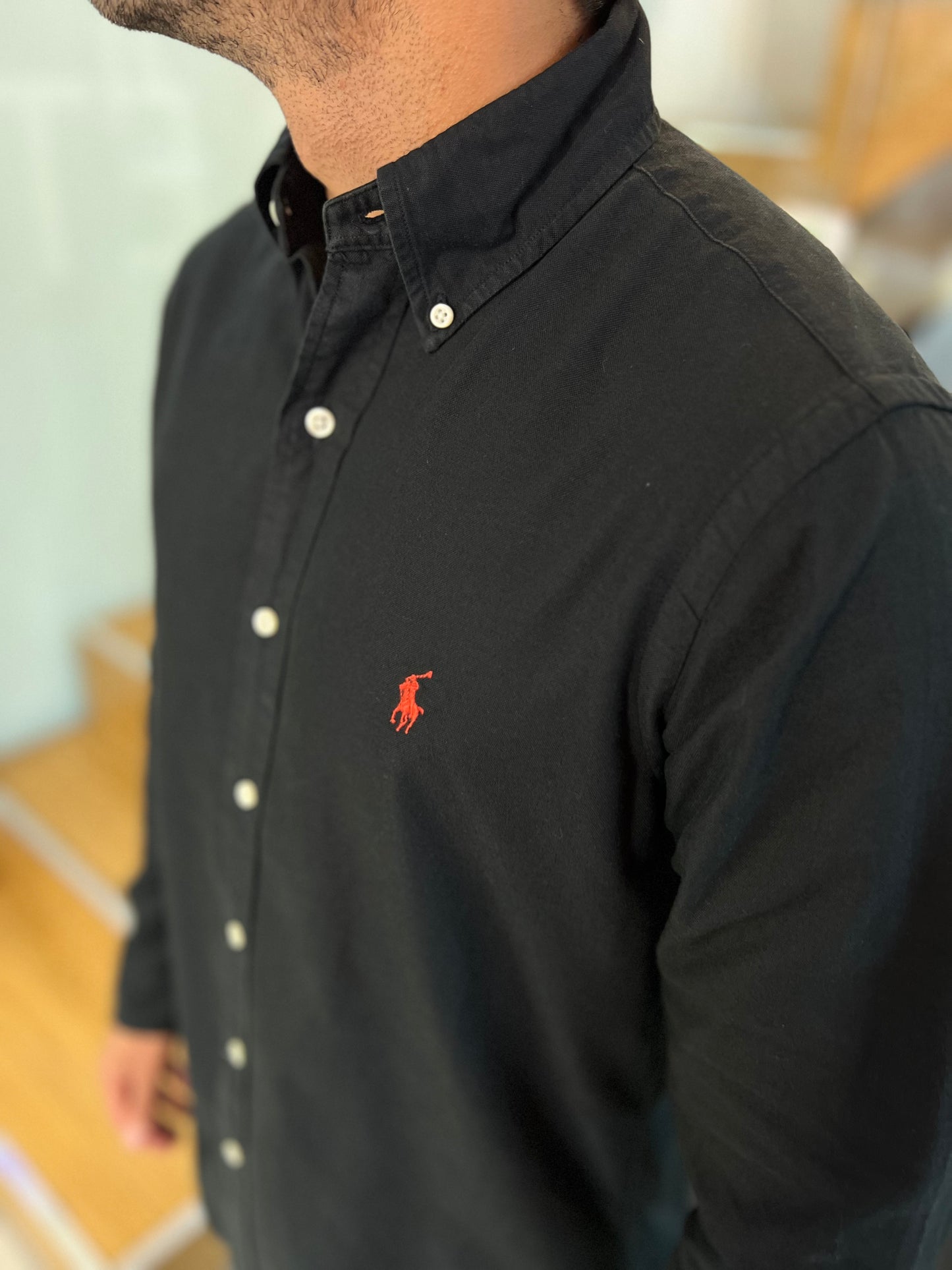 Camisa Polo R.L hombre Oxford