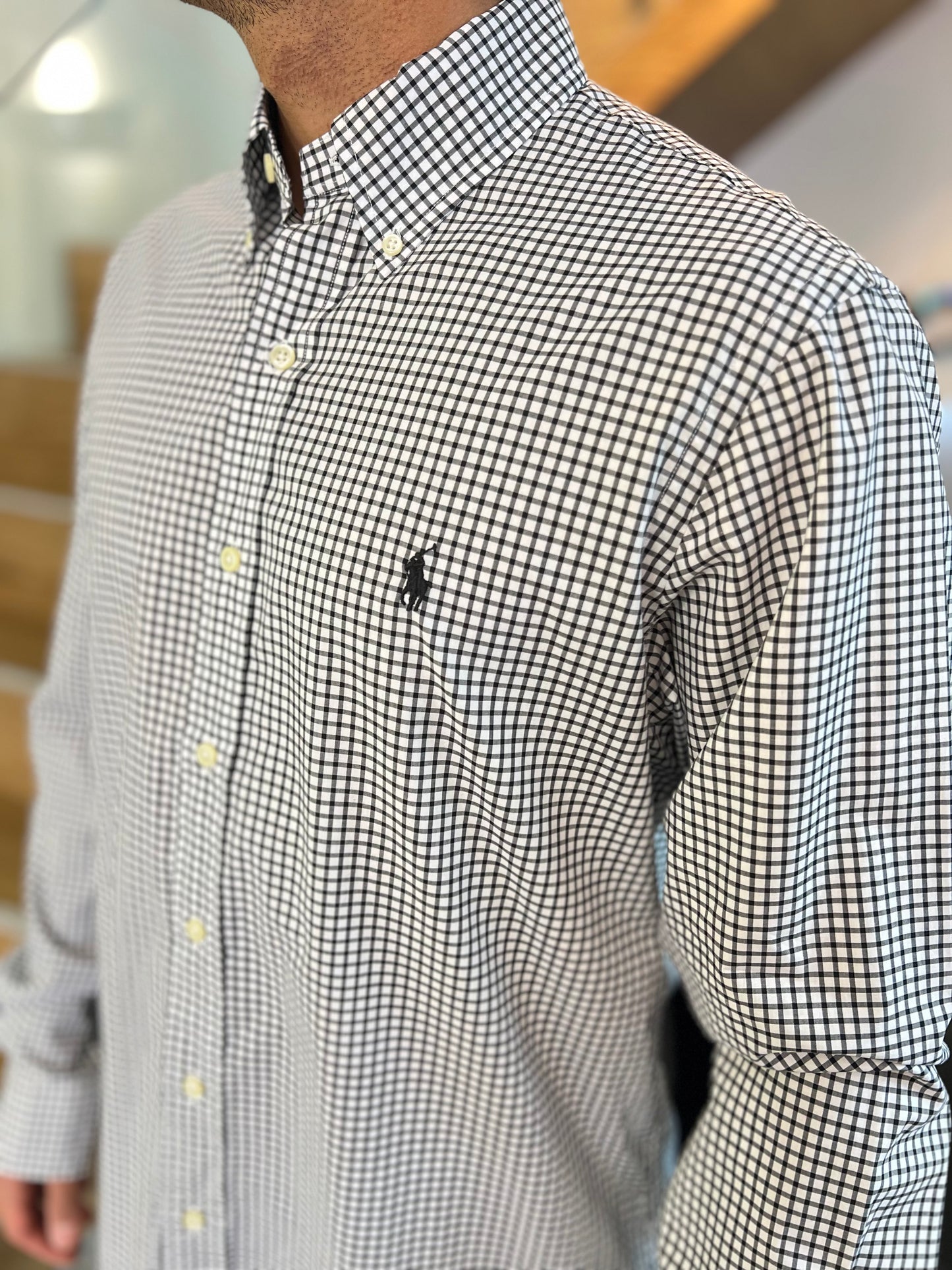 Camisa Polo R.L hombre Algodón