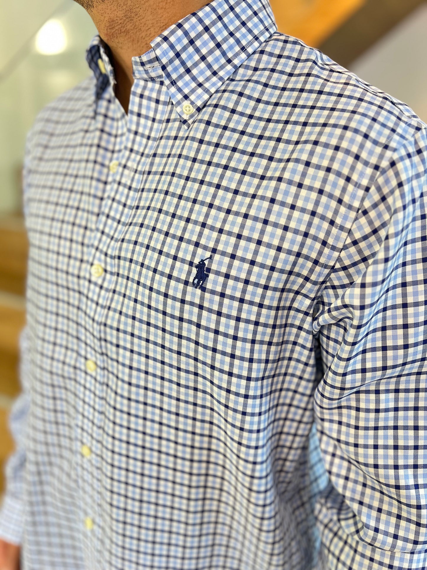 Camisa Polo R.L hombre Algodón