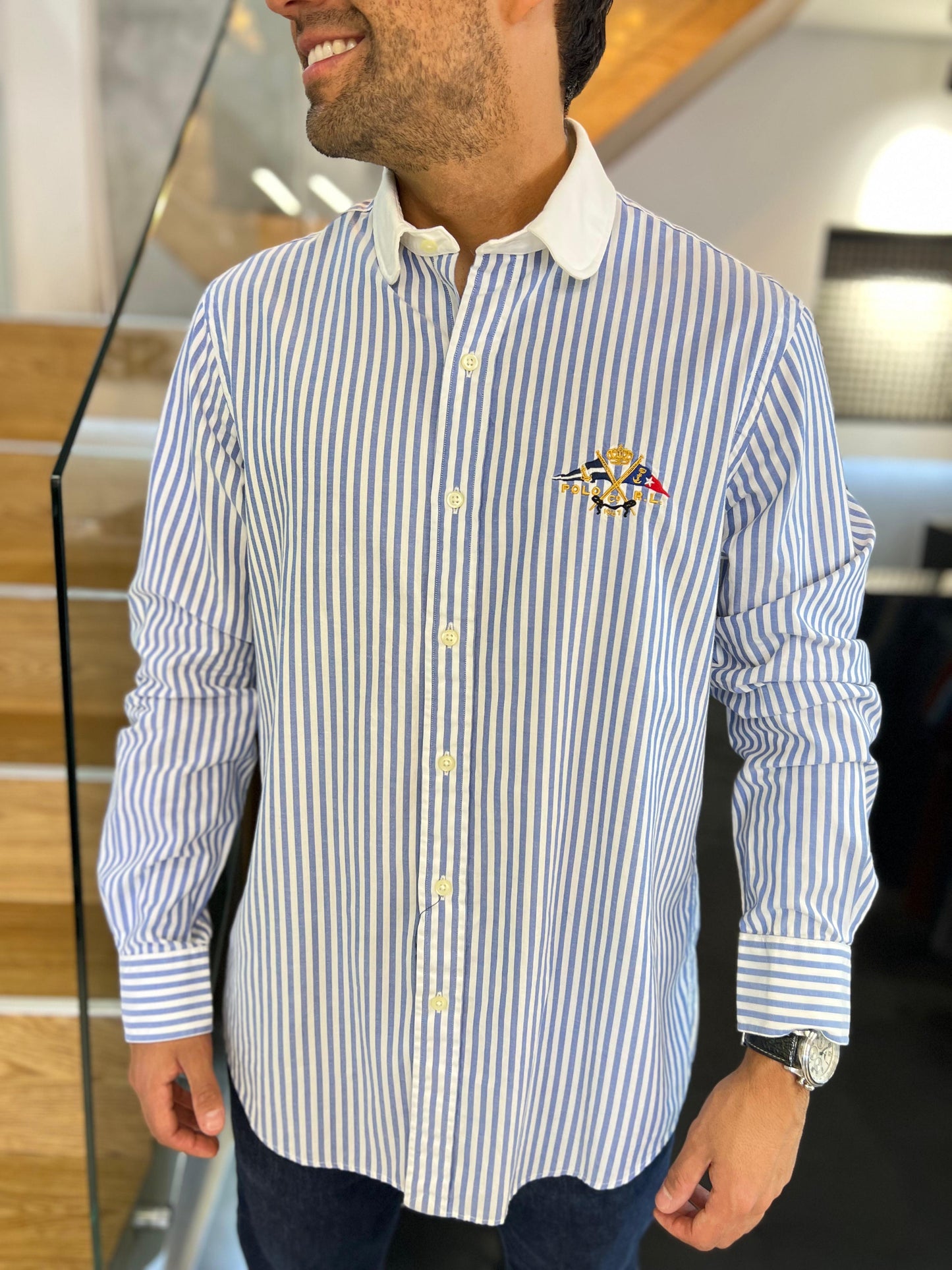 Camisa Polo R.L hombre Algodón