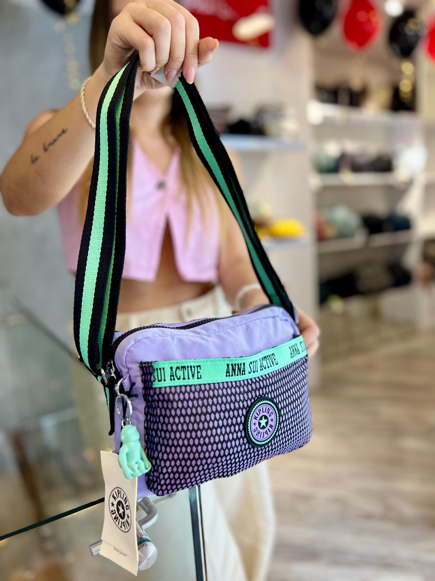 Bolso Manos Libres Lila