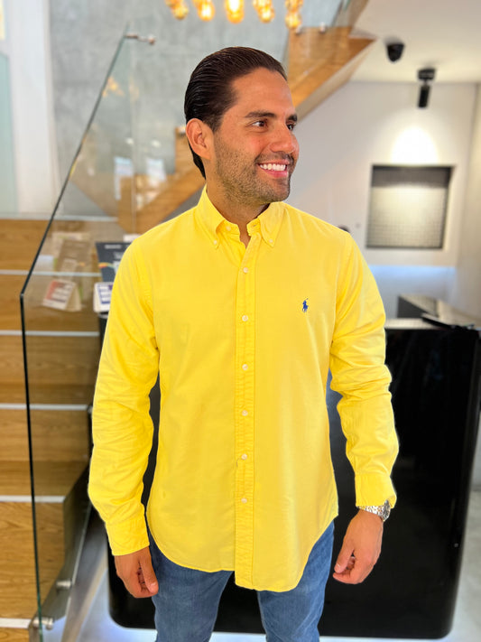 Camisa Polo R.L hombre Oxford