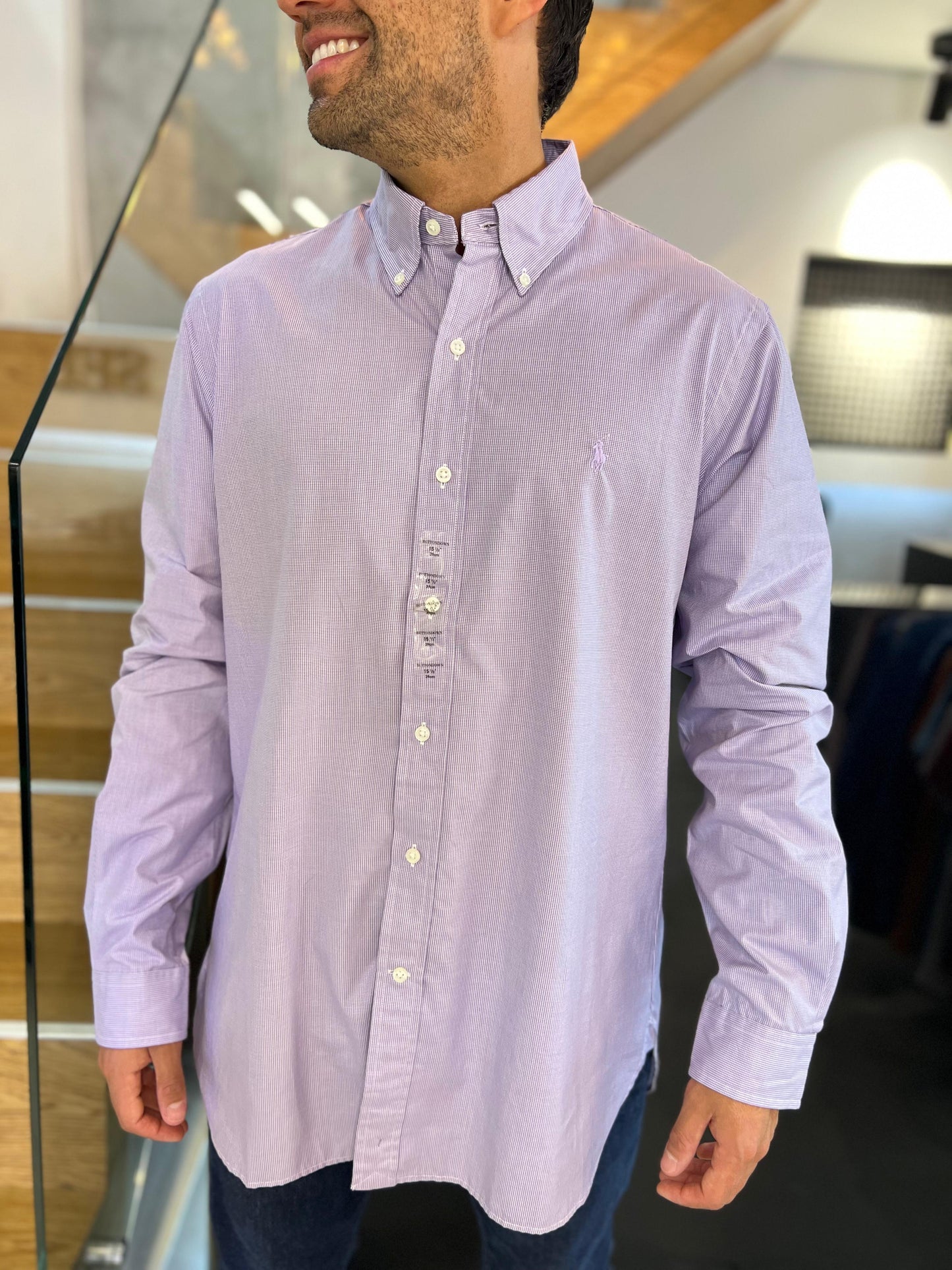 Camisa Polo R.L hombre Algodón