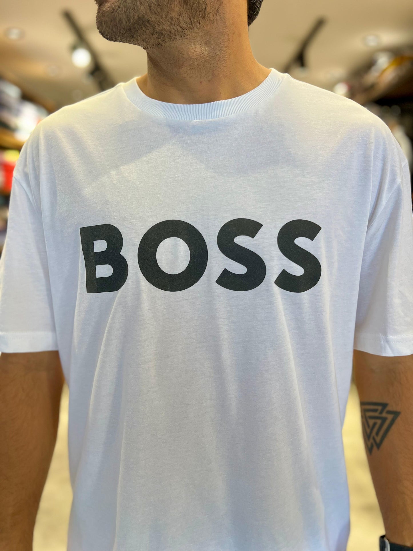 Camiseta Hugo Boss Blanco