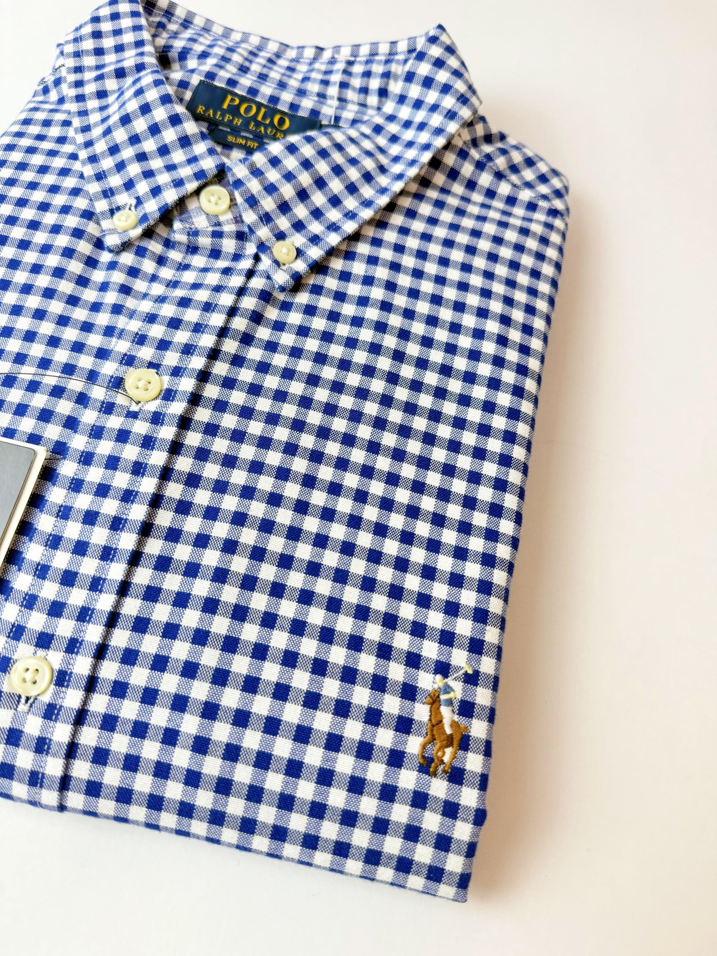Camisa Polo R.L hombre Oxford Slim Fit
