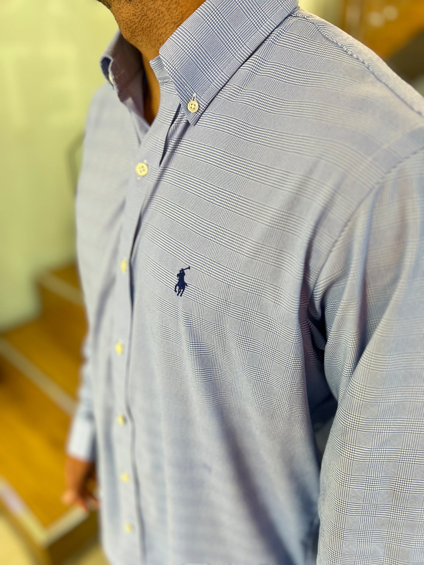 Camisa Polo R.L hombre Algodón