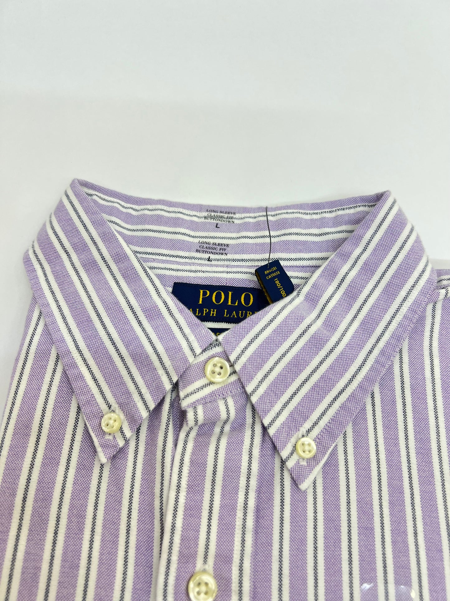 Camisa Polo R.L hombre Oxford