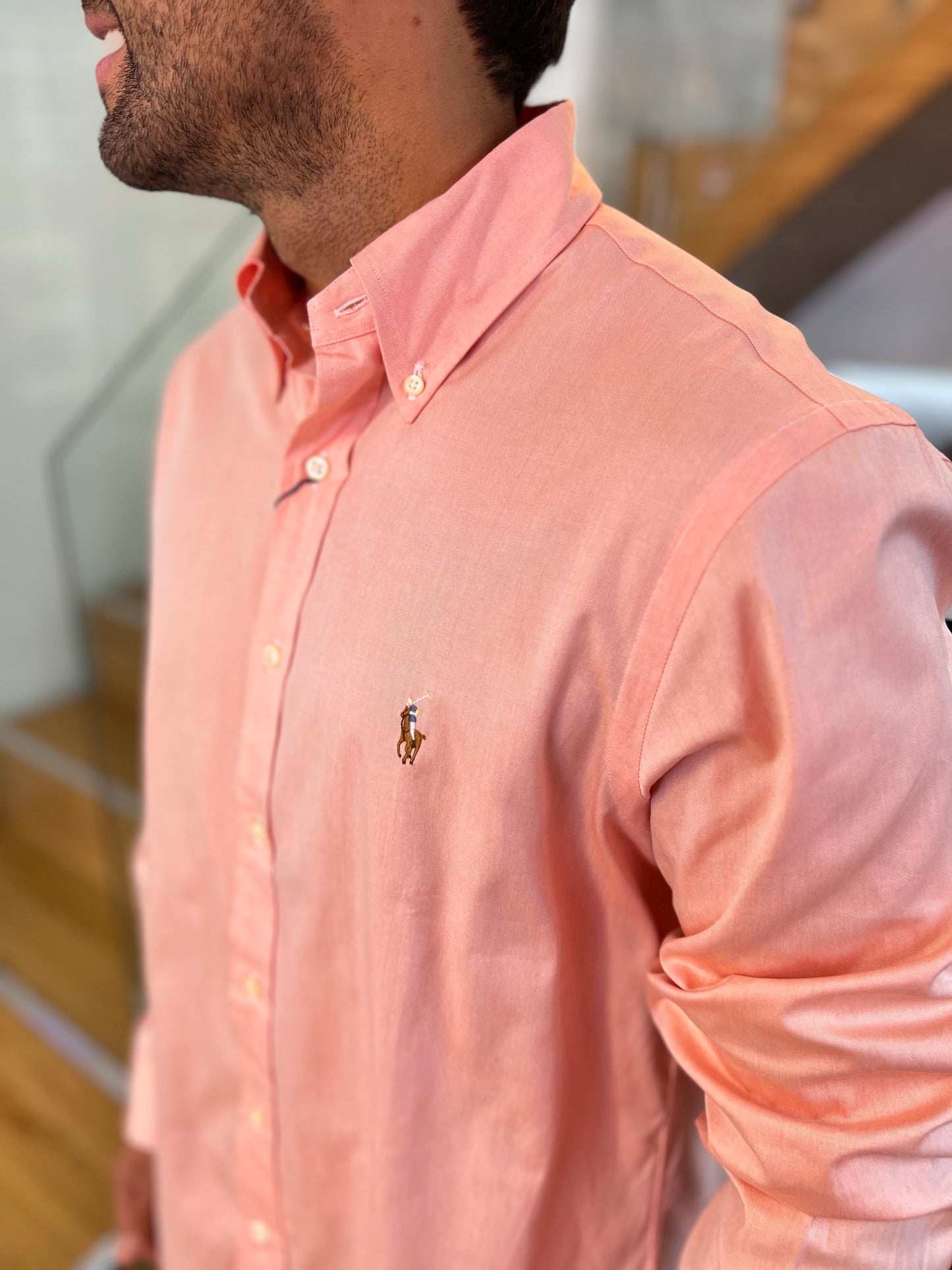 Camisa Polo R.L hombre Algodón