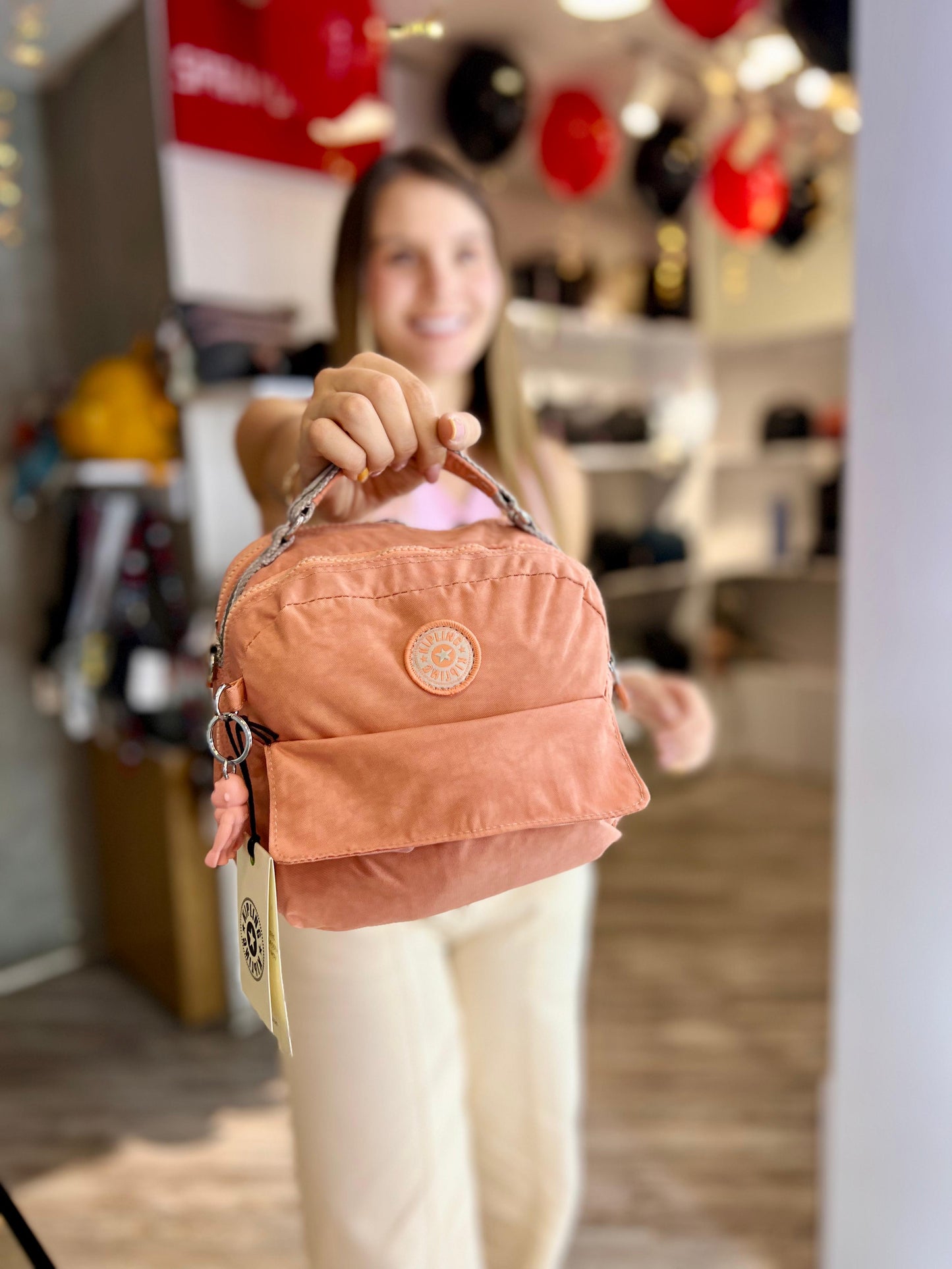 Bolso Manos Libres Coral