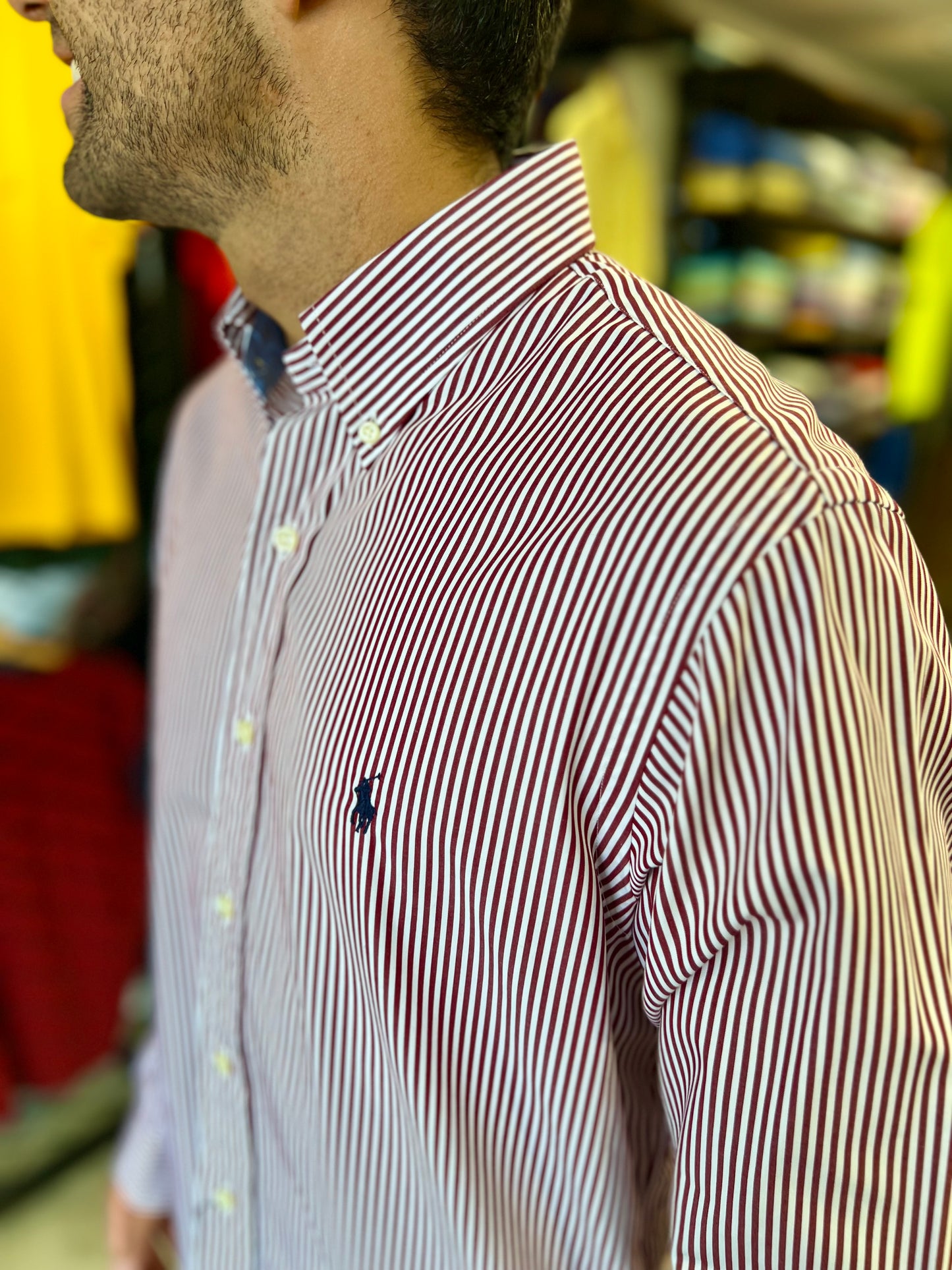 Camisa Polo R.L hombre Algodón
