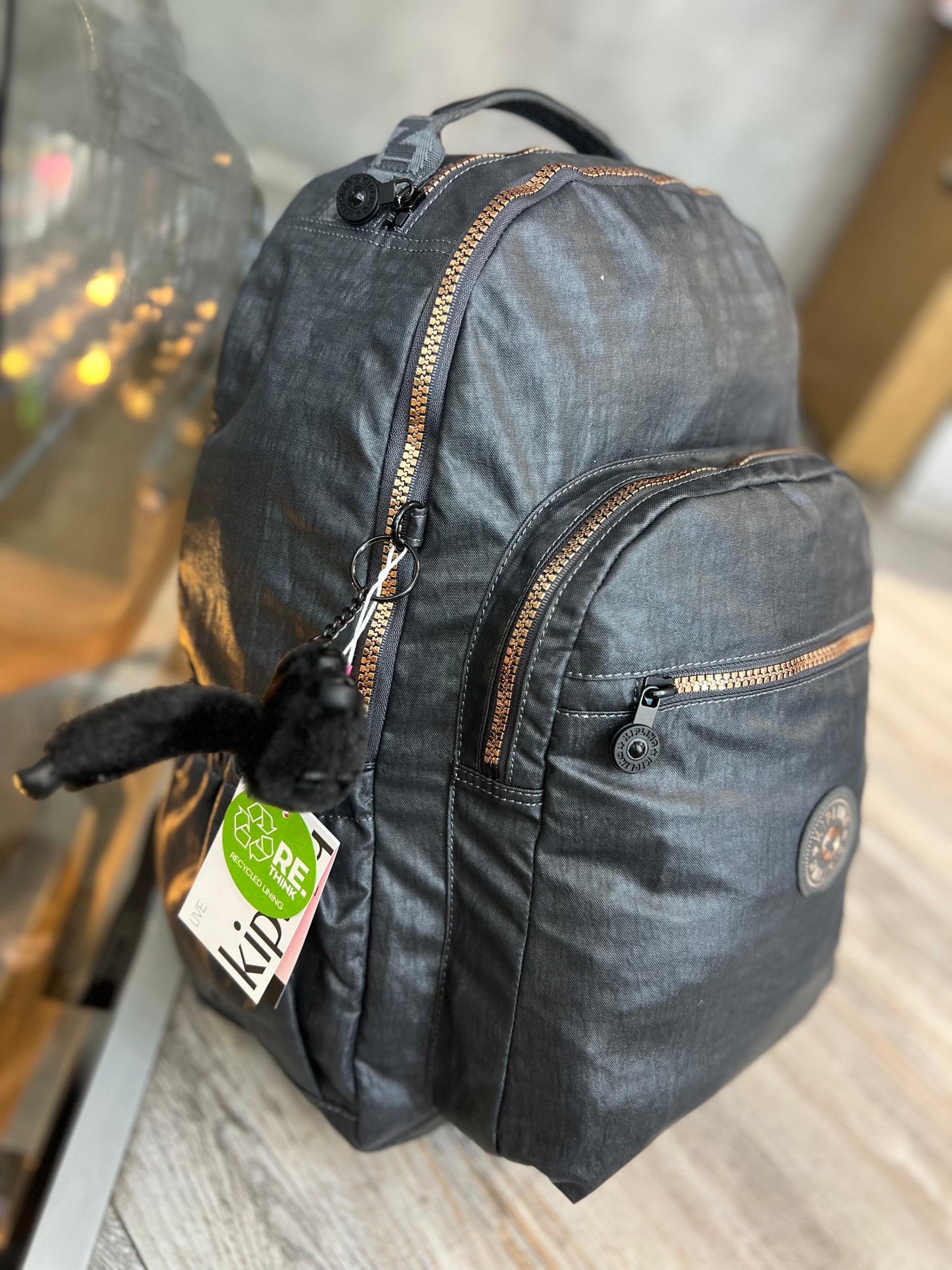 Morral Talla L Gris Metalizado
