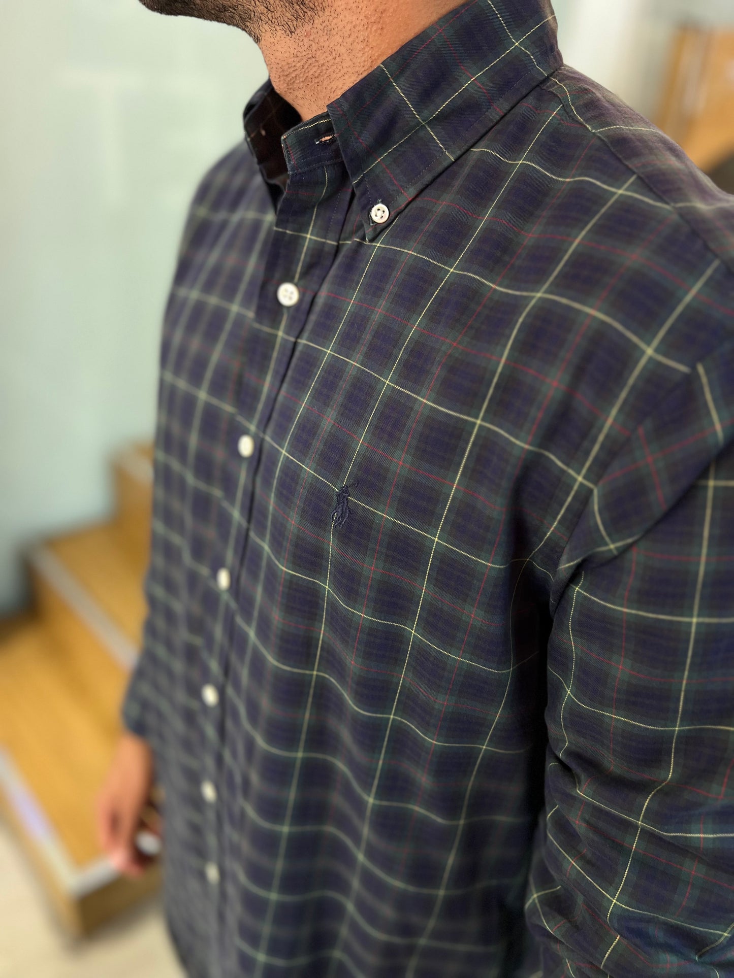 Camisa Polo R.L hombre Algodón