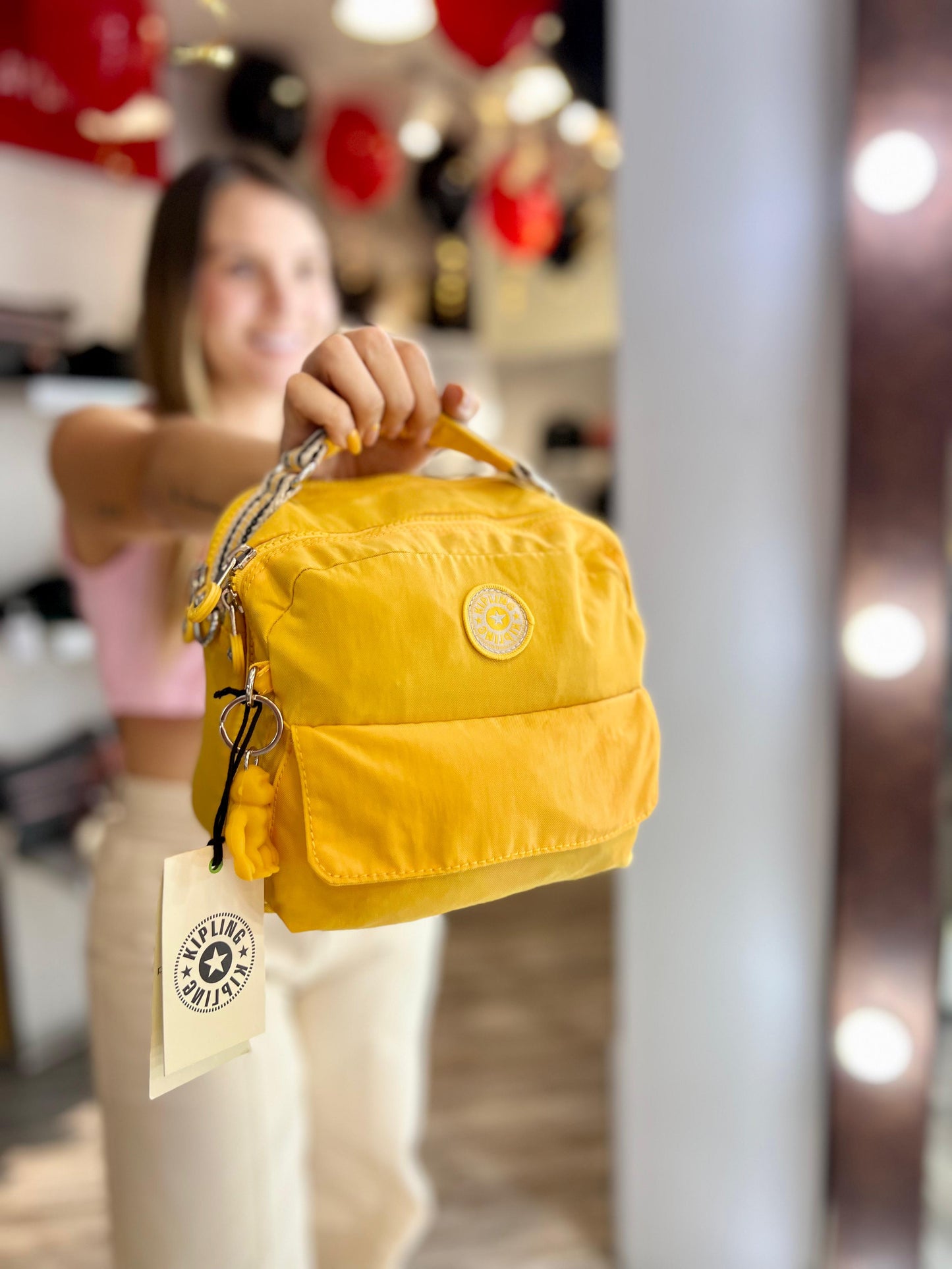 Bolso Manos Libres Amarillo