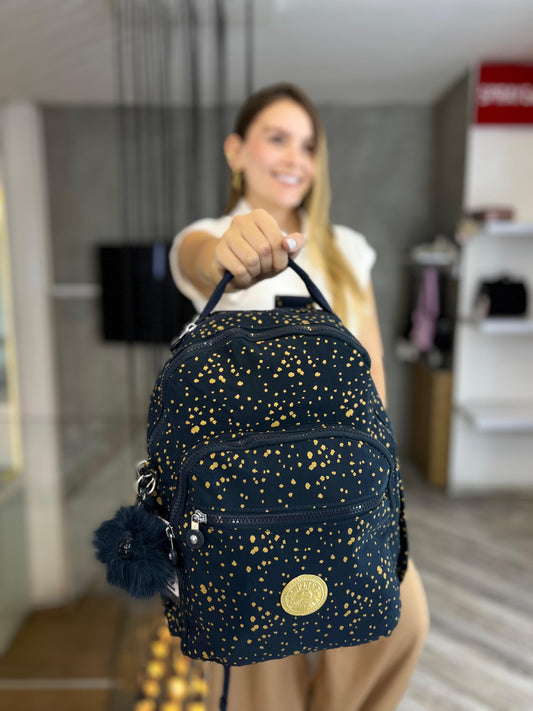 Morral talla M Azul Estampado