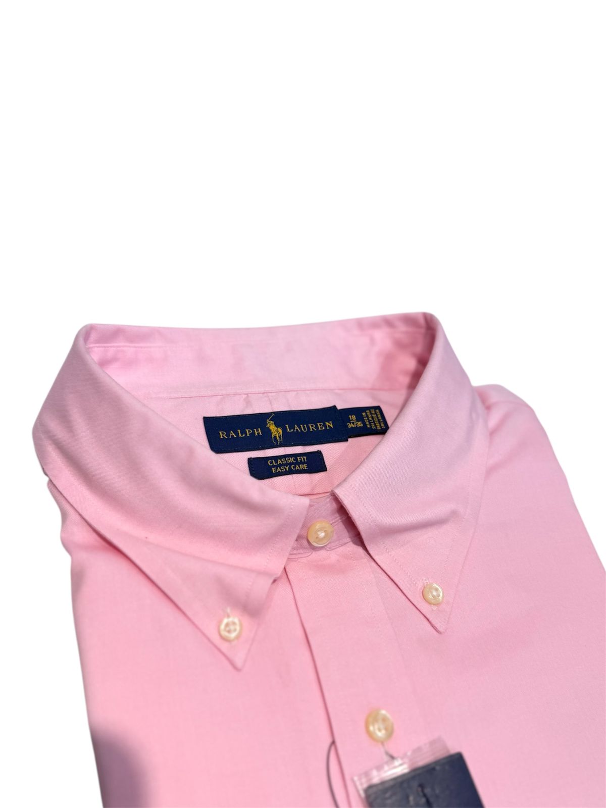 Camisa Polo R.L hombre Algodón Rosada
