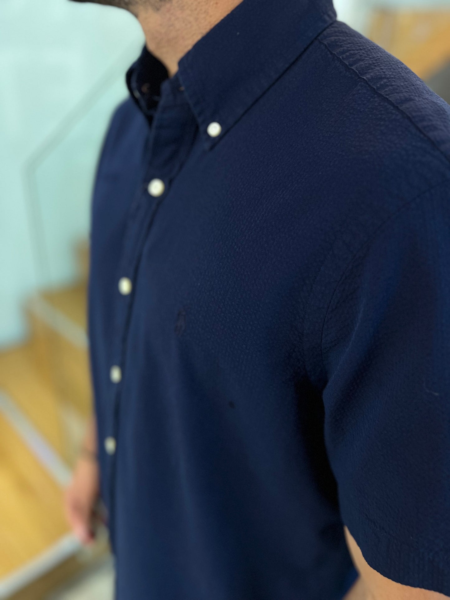 Camisa Polo R.L hombre Manga Corta Galleta