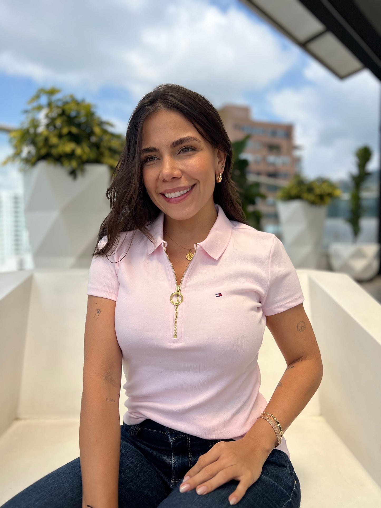 Polo Tommy Hilfiger Mujer Rosa