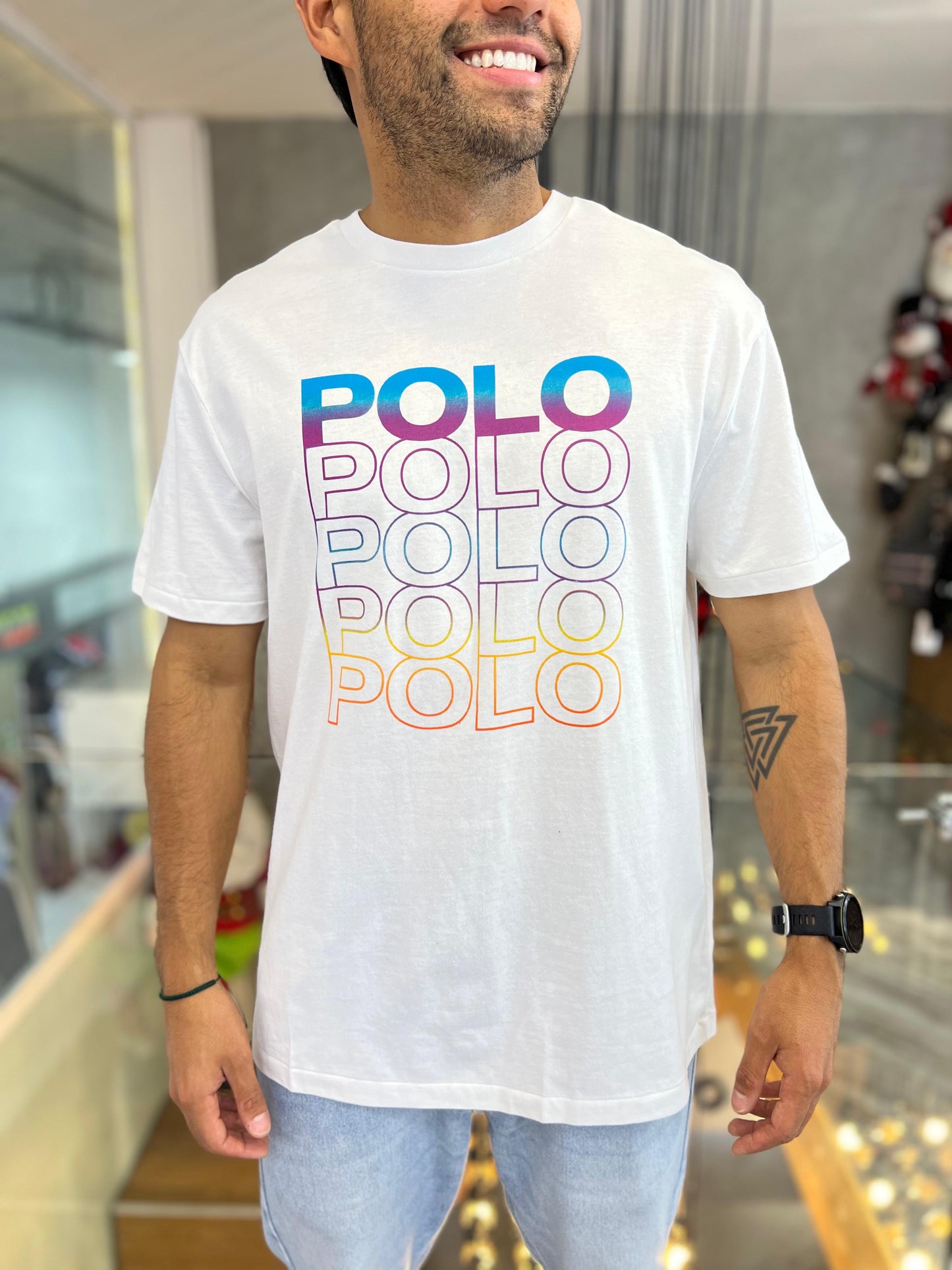 Camiseta Polo R.L hombre Algodón
