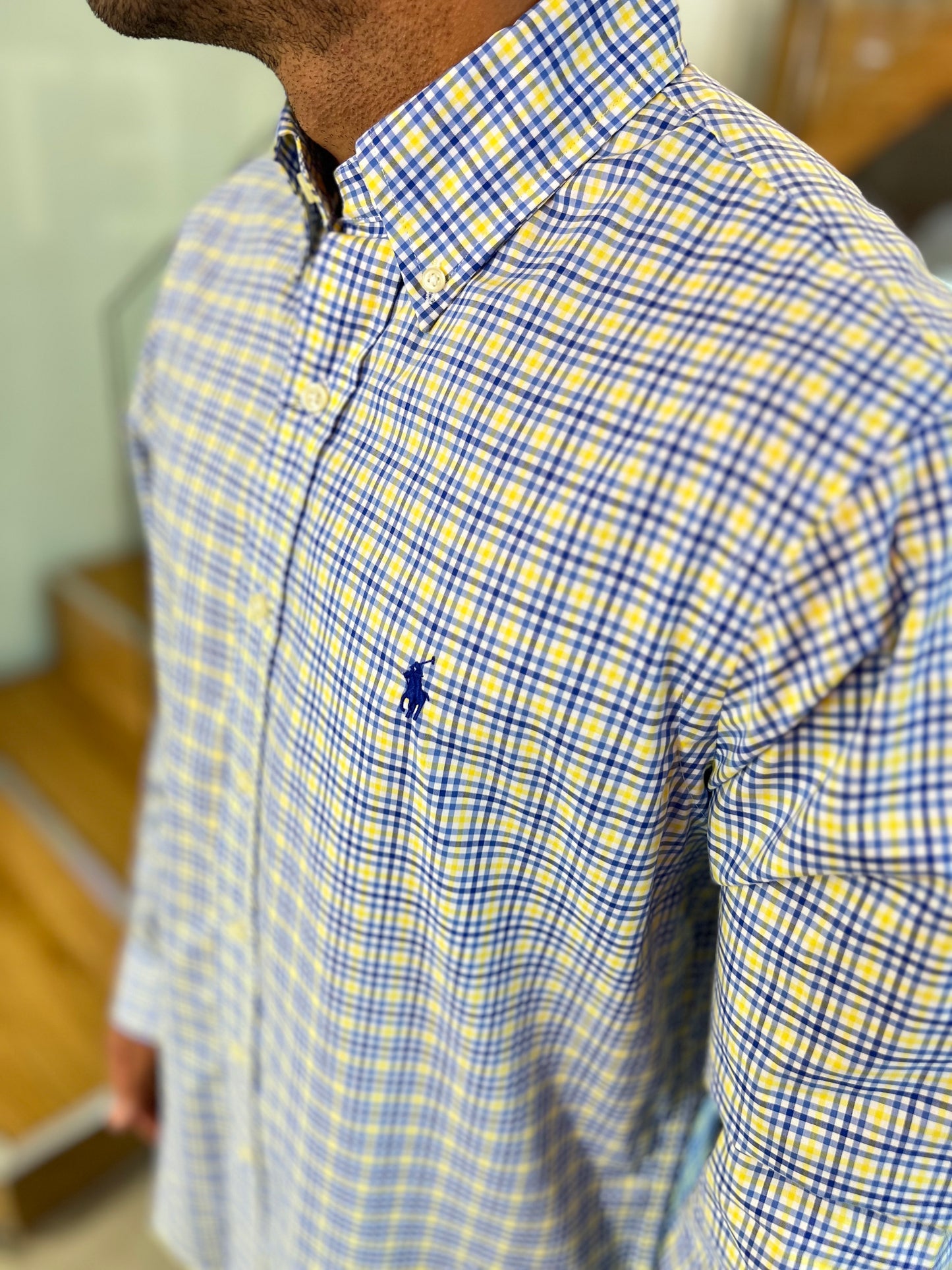 Camisa Polo R.L hombre Algodón
