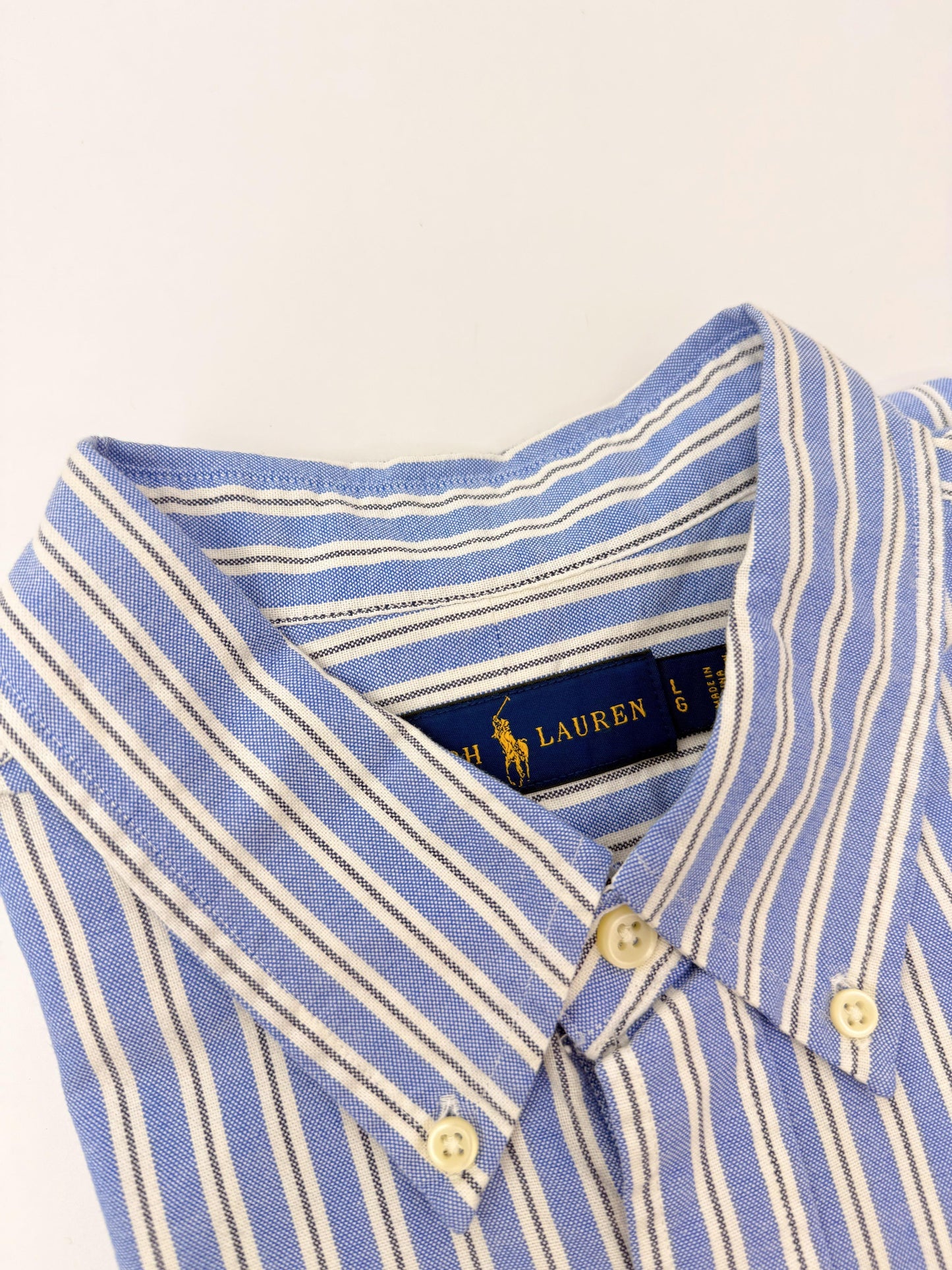 Camisa Polo R.L hombre Oxford