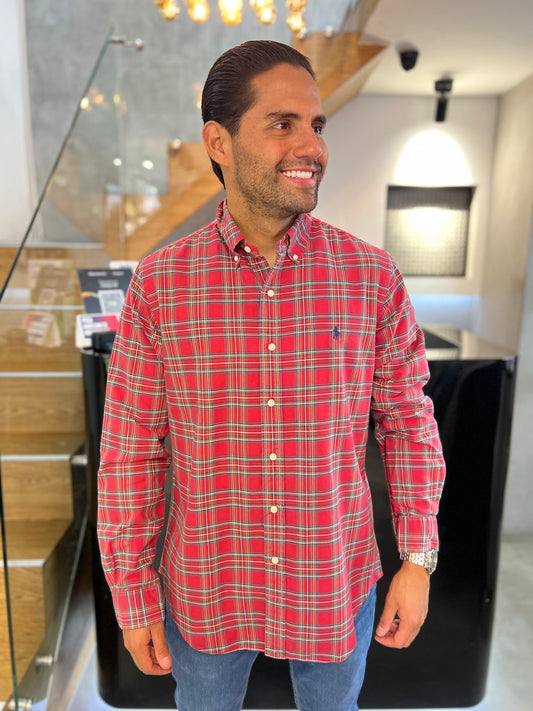 Camisa Polo R.L hombre Oxford