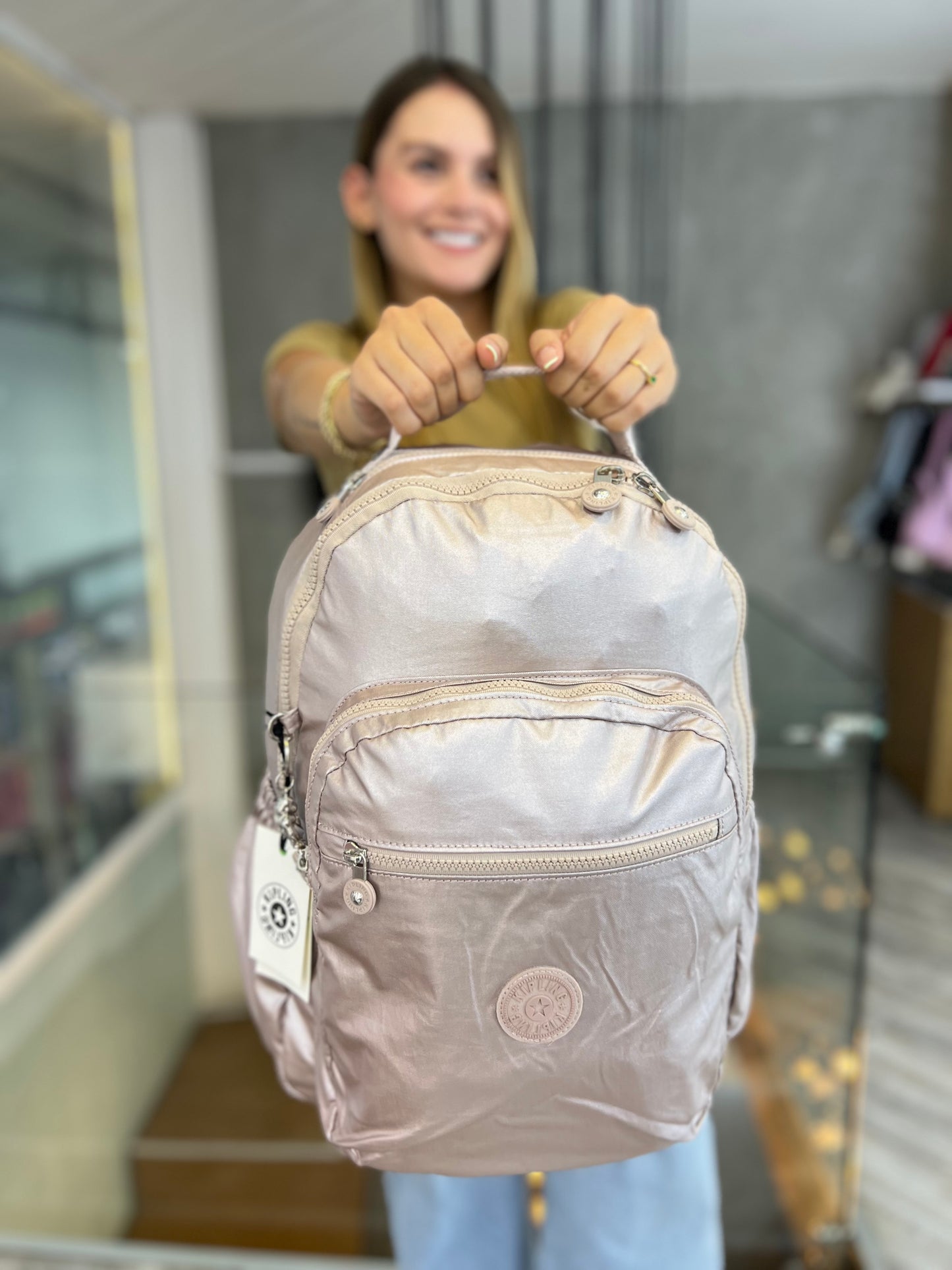 Morral Talla L Oro Rosa