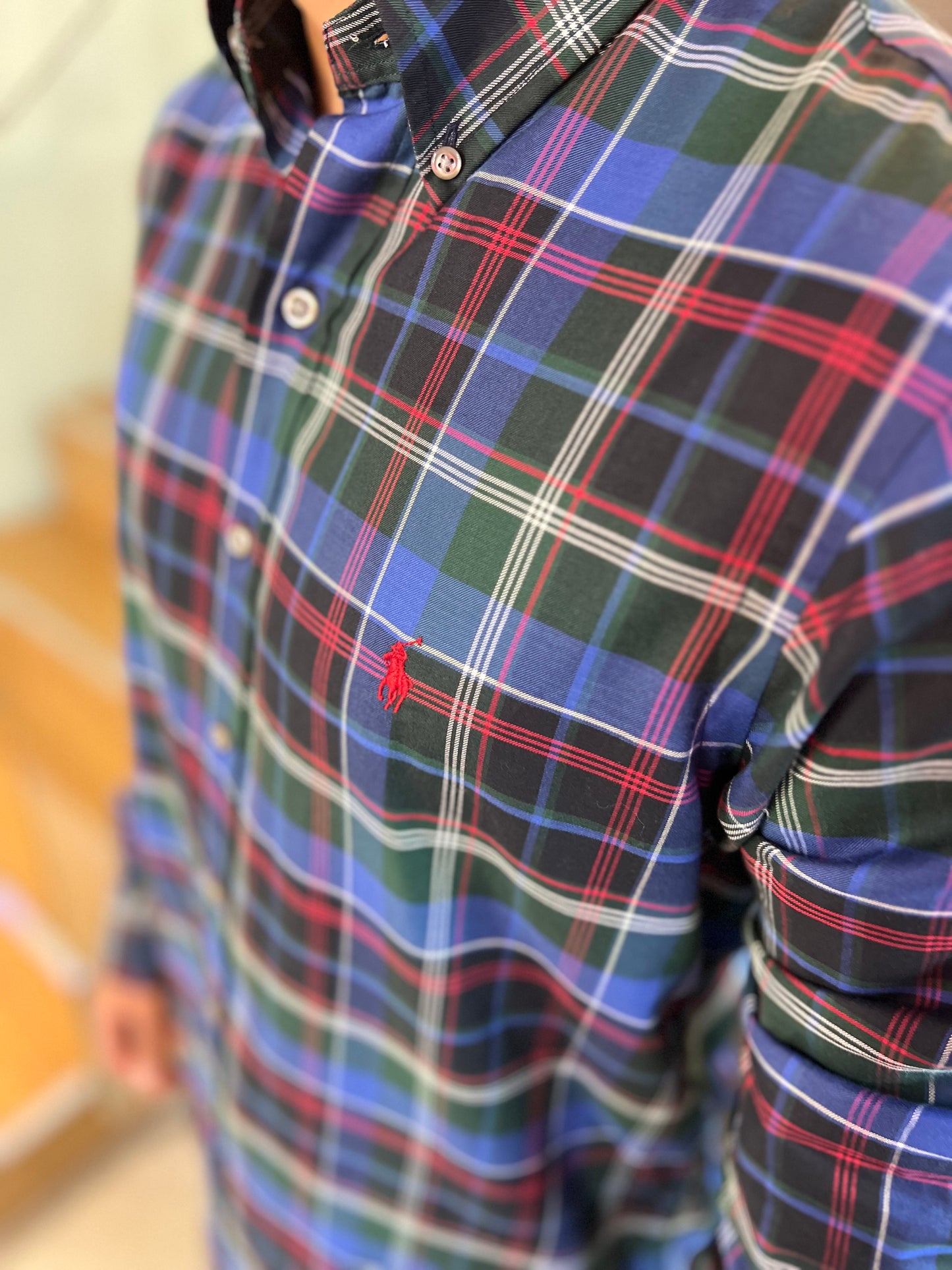 Camisa Polo R.L hombre Algodón