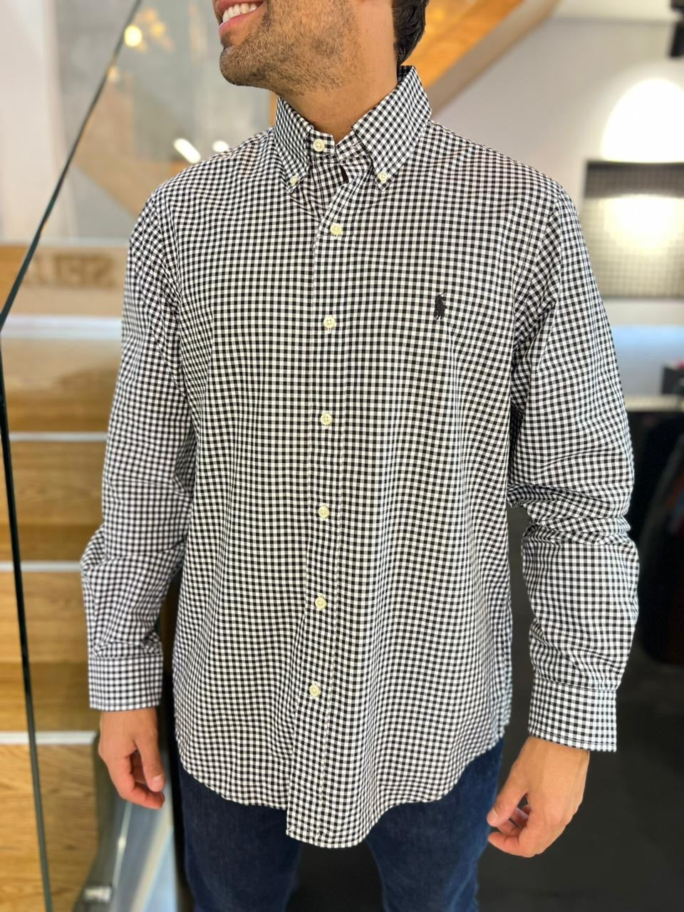 Camisa Polo R.L hombre Algodón