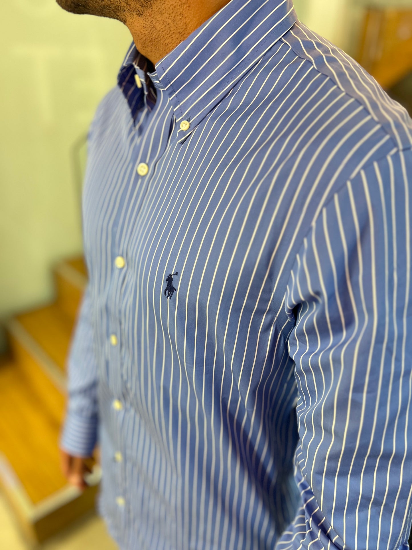 Camisa Polo R.L hombre Algodón Slim Fit