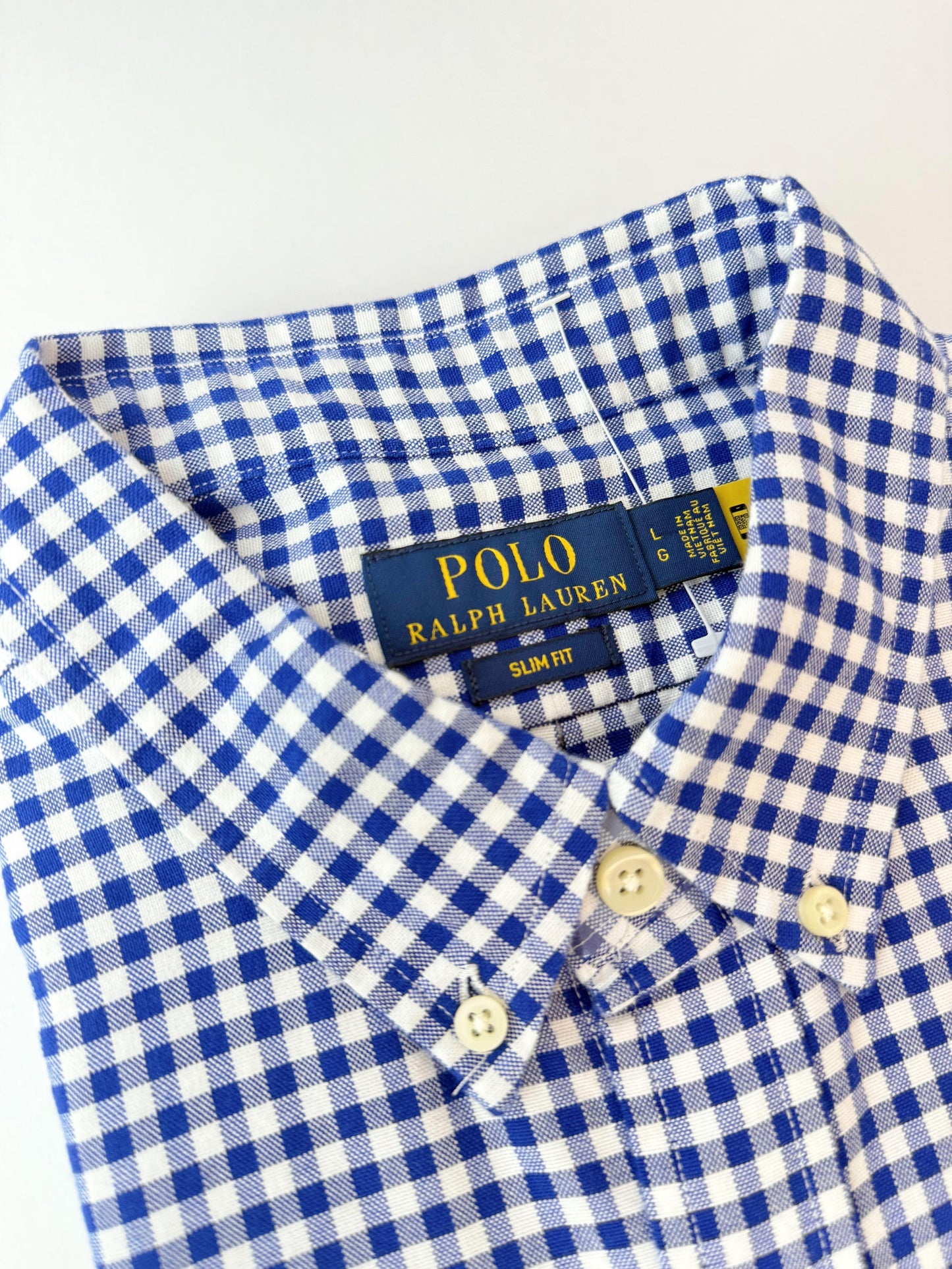 Camisa Polo R.L hombre Oxford Slim Fit