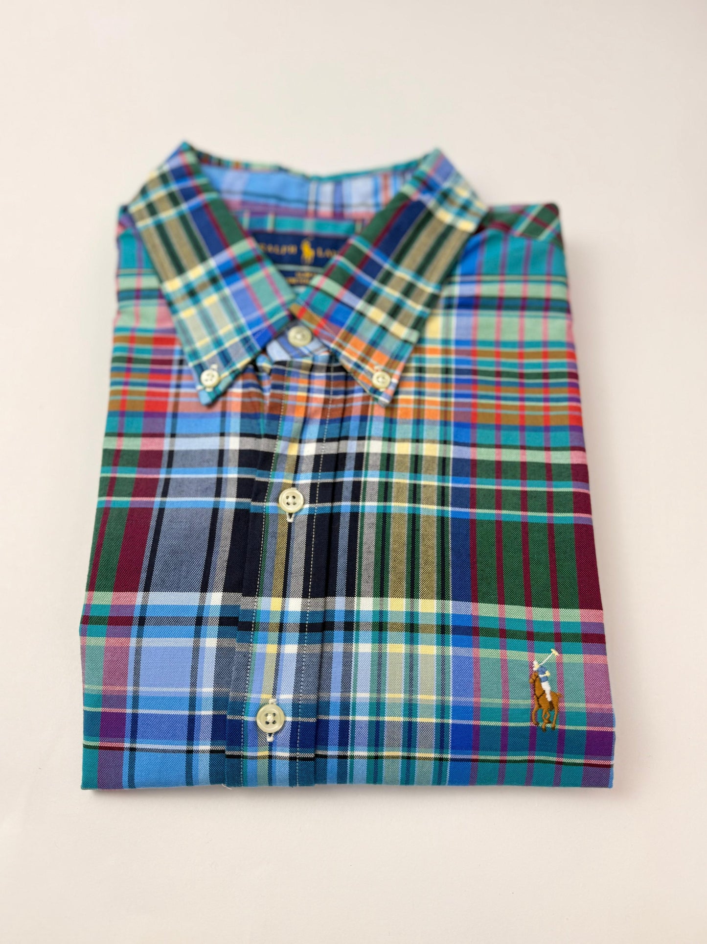 Camisa Polo R.L hombre Oxford Slim Fit