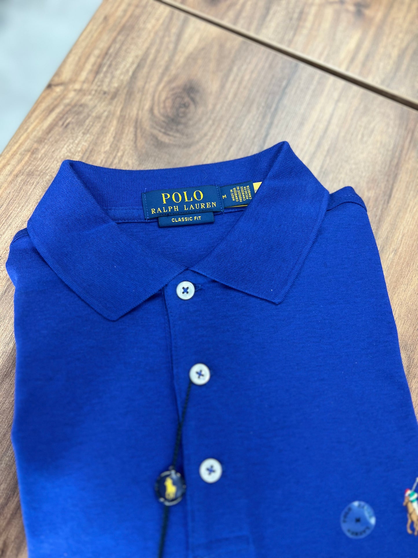 Polo R.L hombre Azul