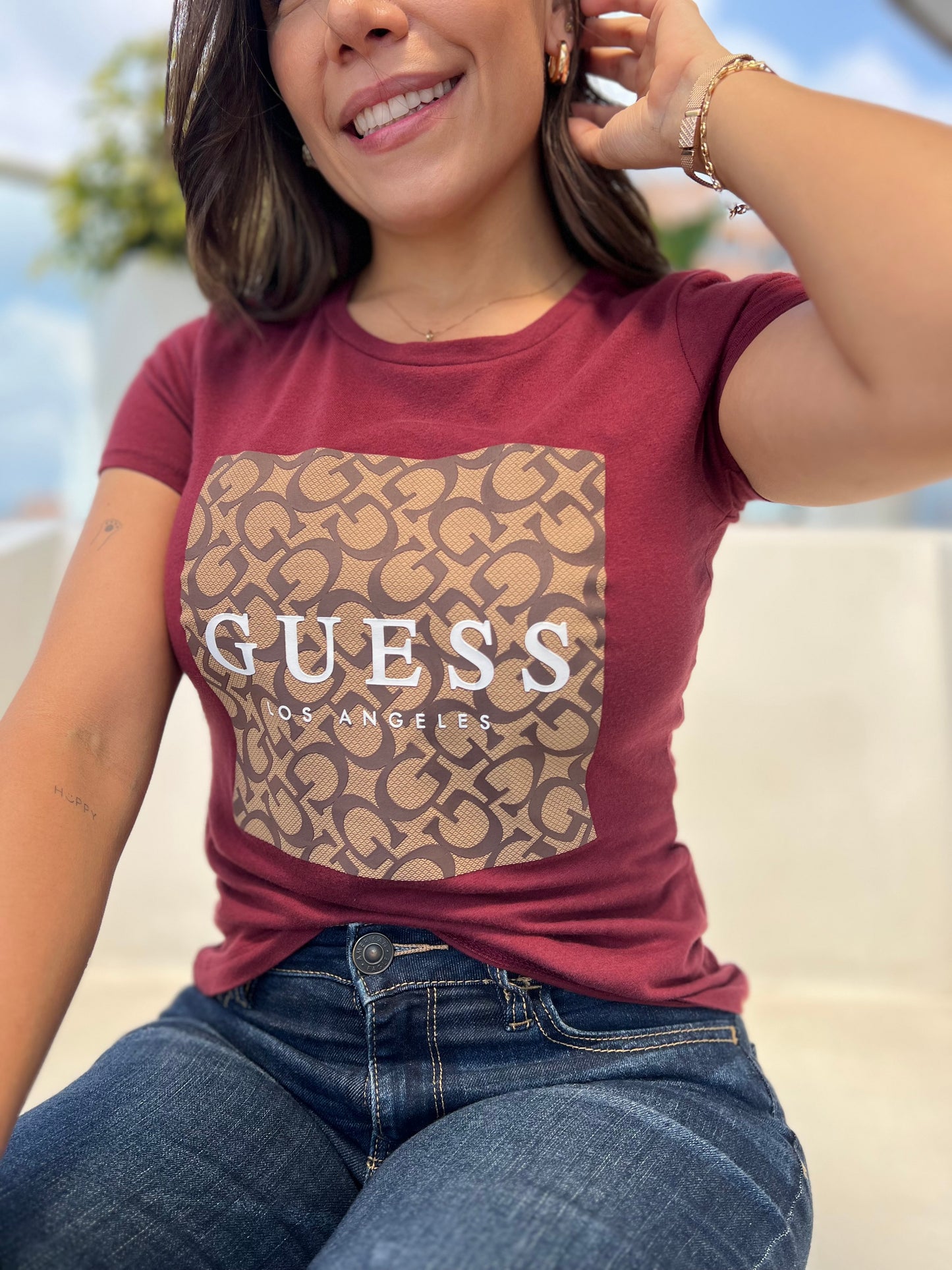 Camiseta Guess Mujer Vinotino
