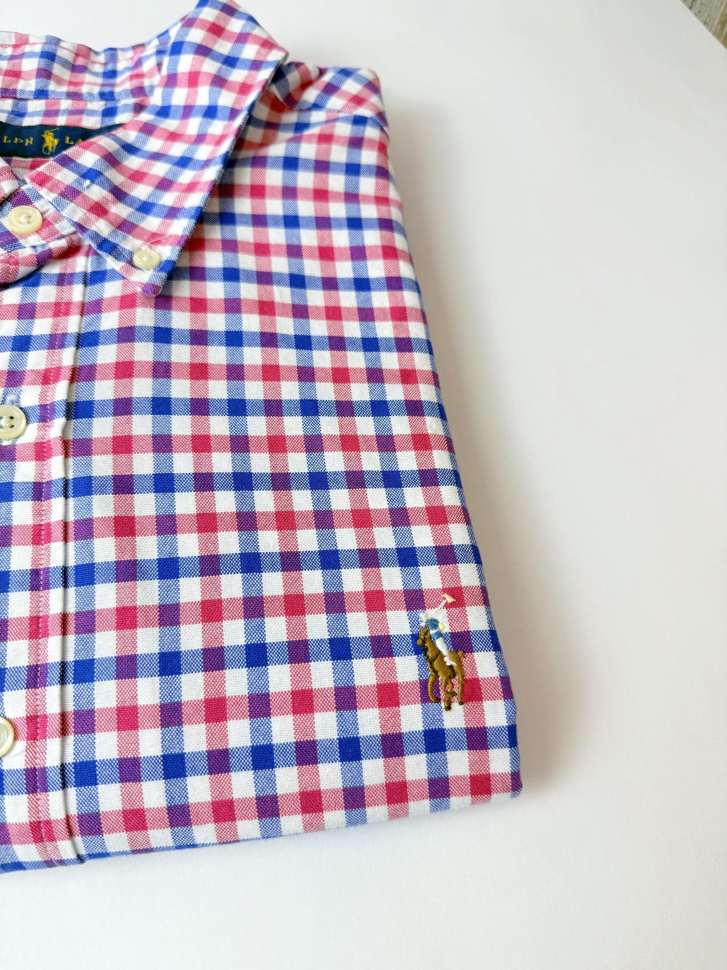 Camisa Polo R.L hombre Oxford
