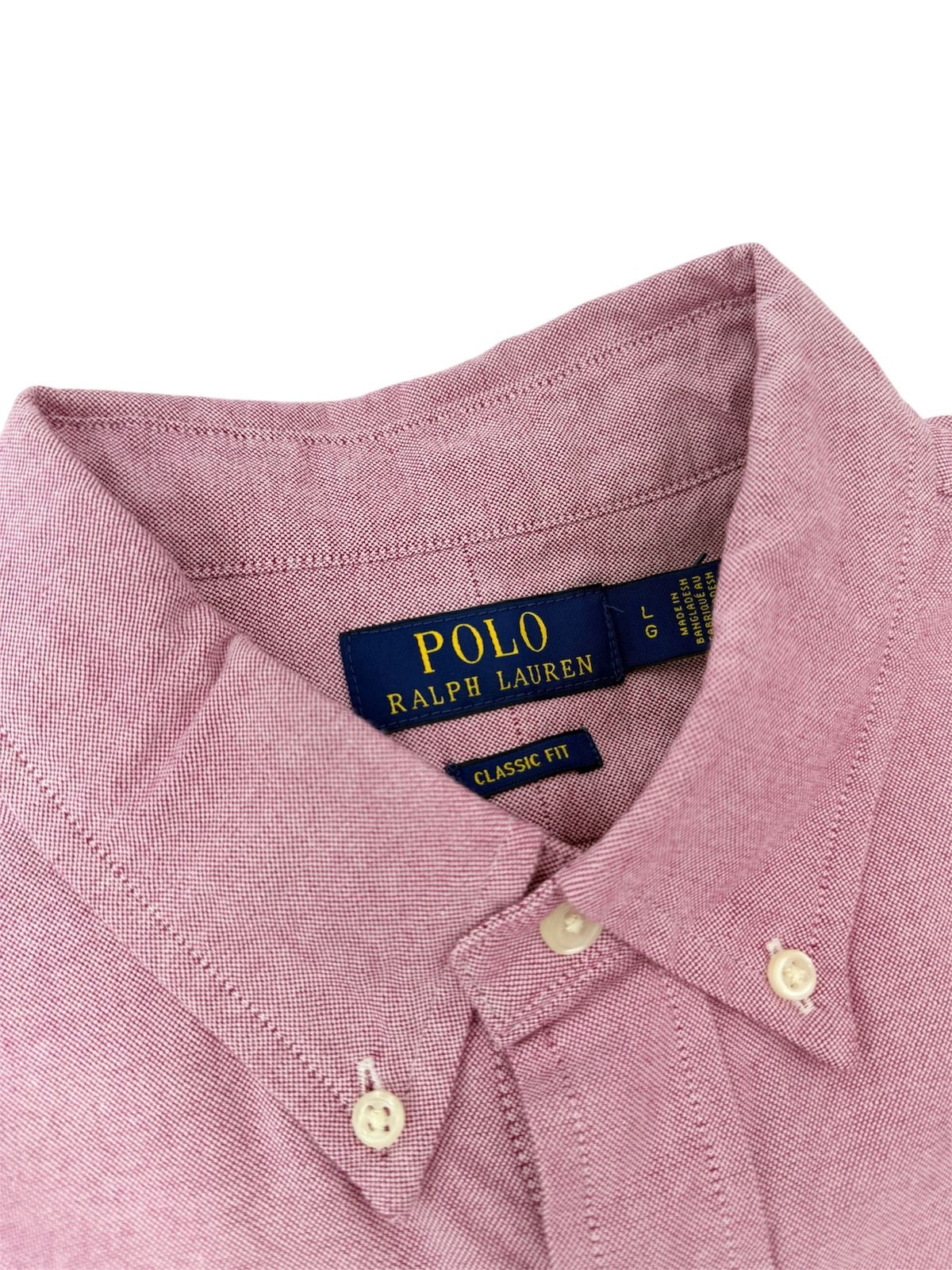 Camisa Polo R.L hombre Oxford