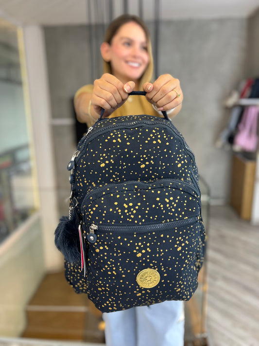 Morral Talla L Azul Estampado