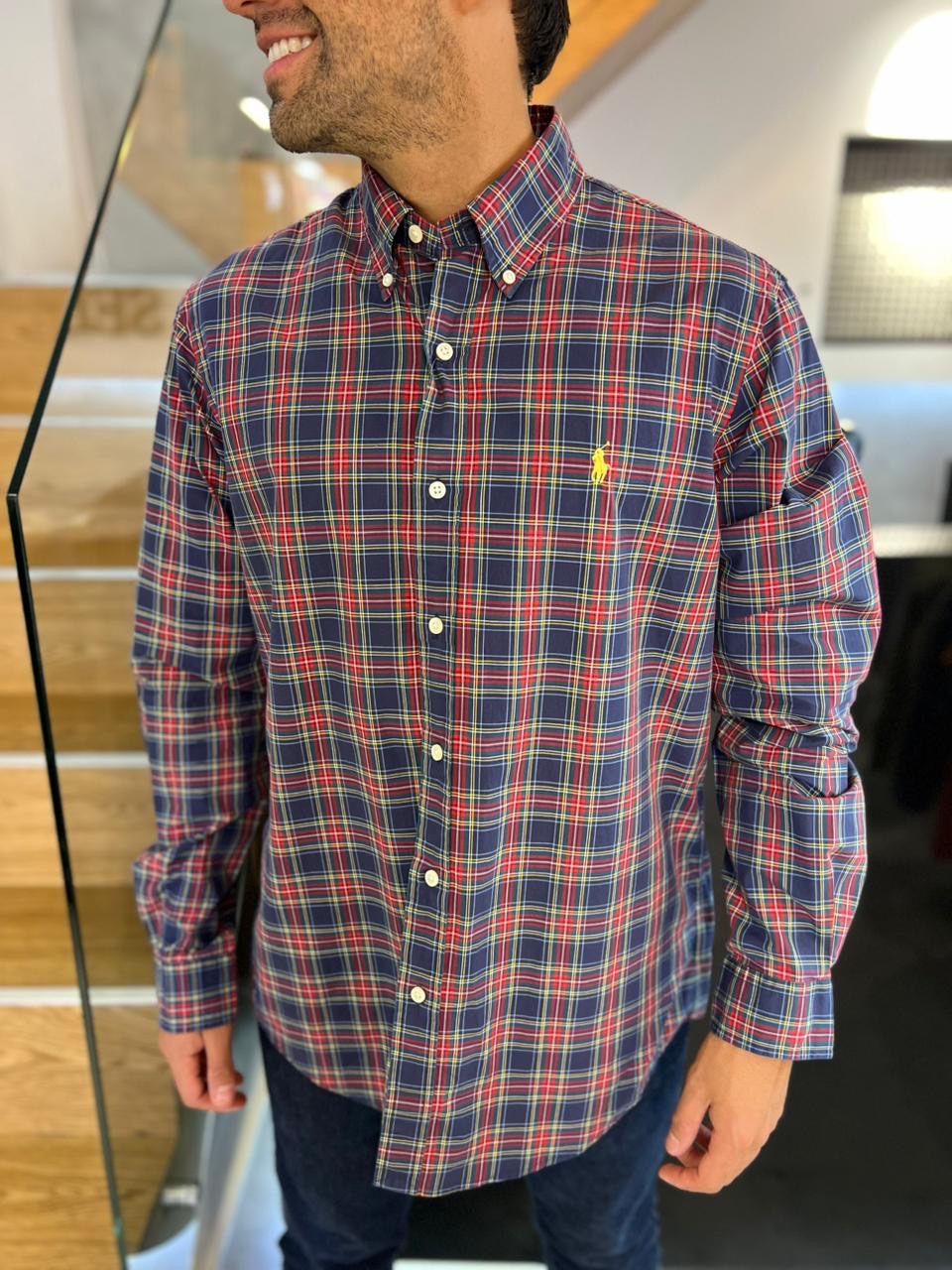 Camisa Polo R.L hombre Algodón