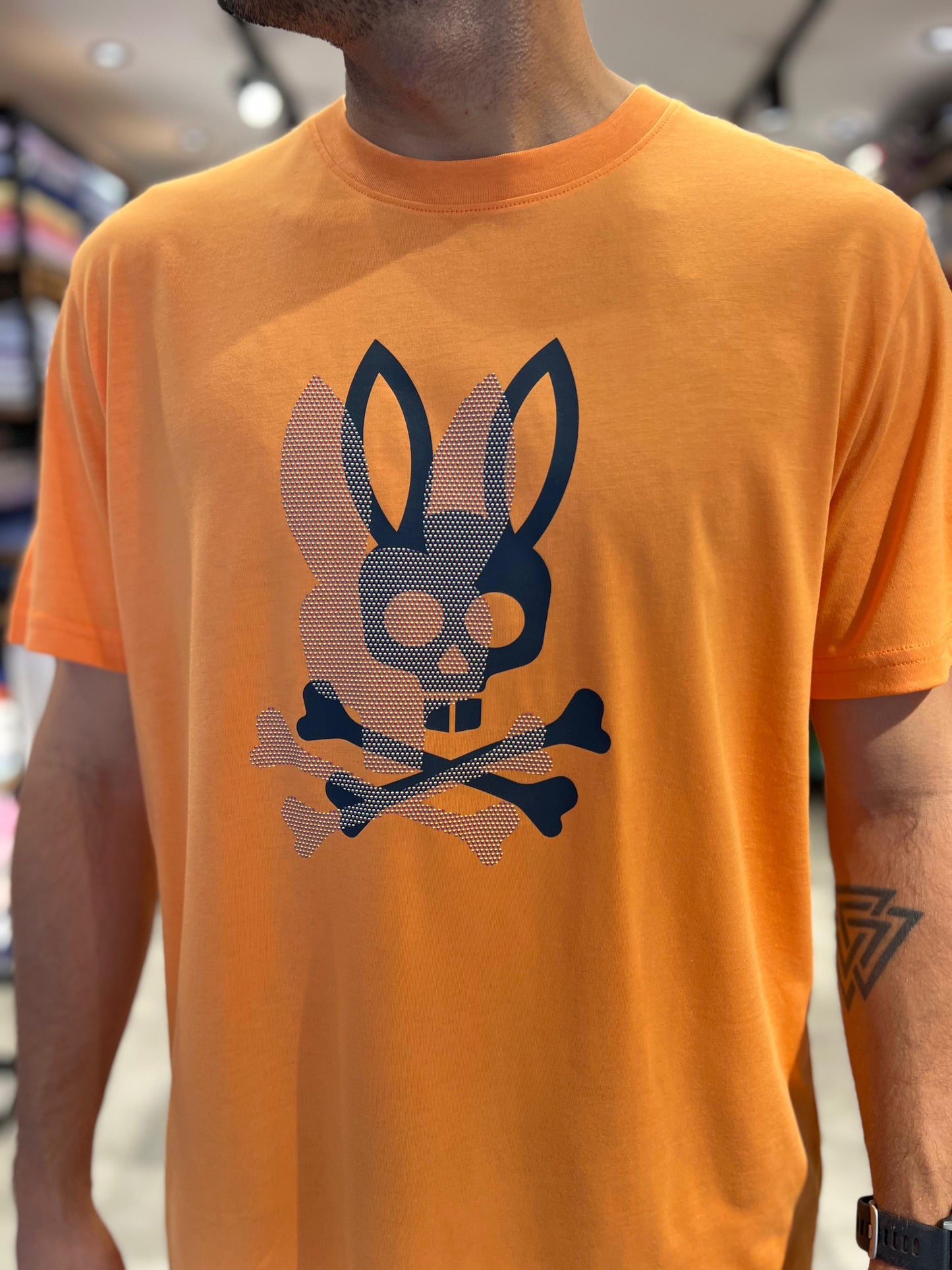 Camiseta Psycho Bunny Naranja