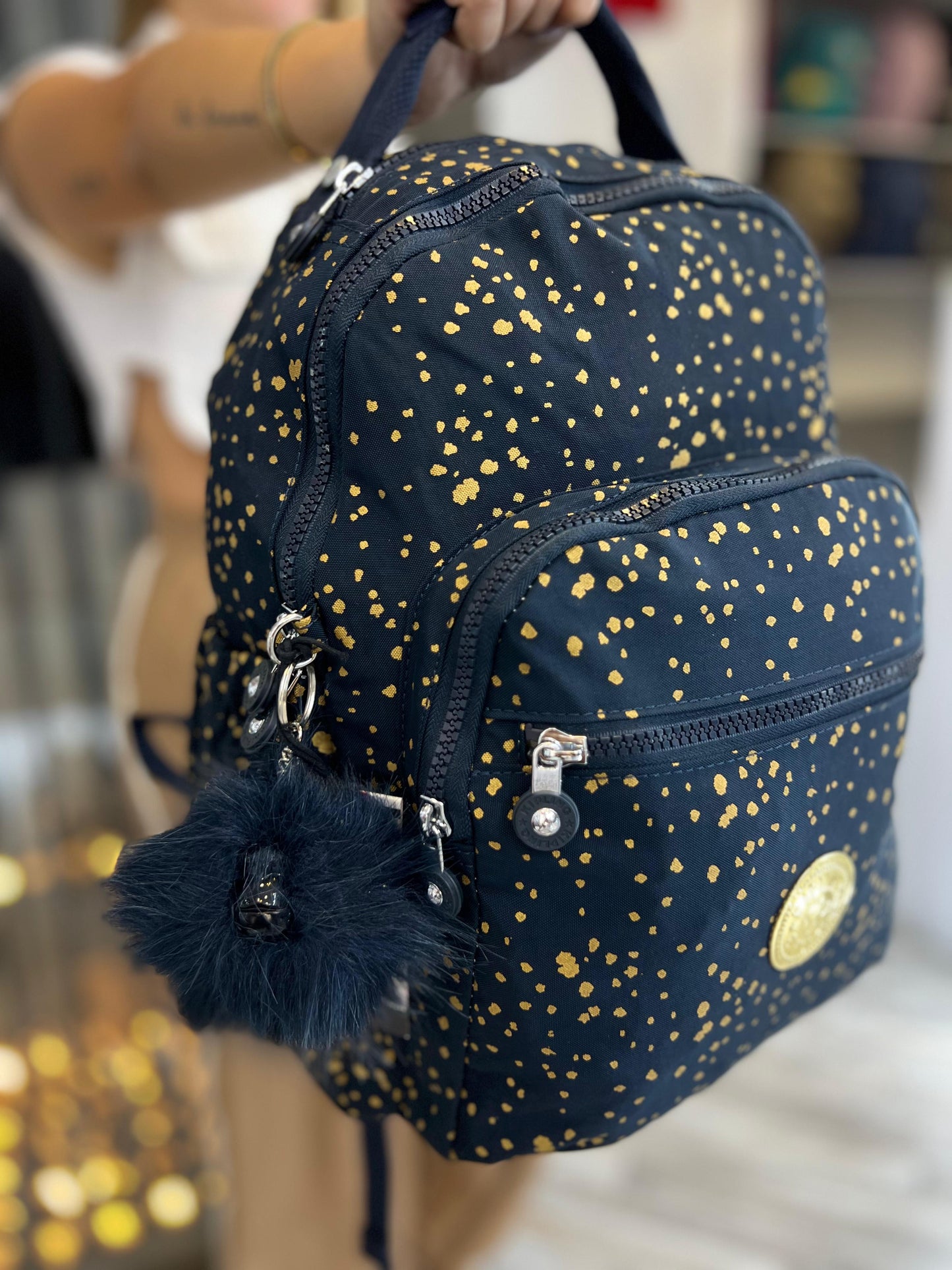 Morral talla M Azul Estampado