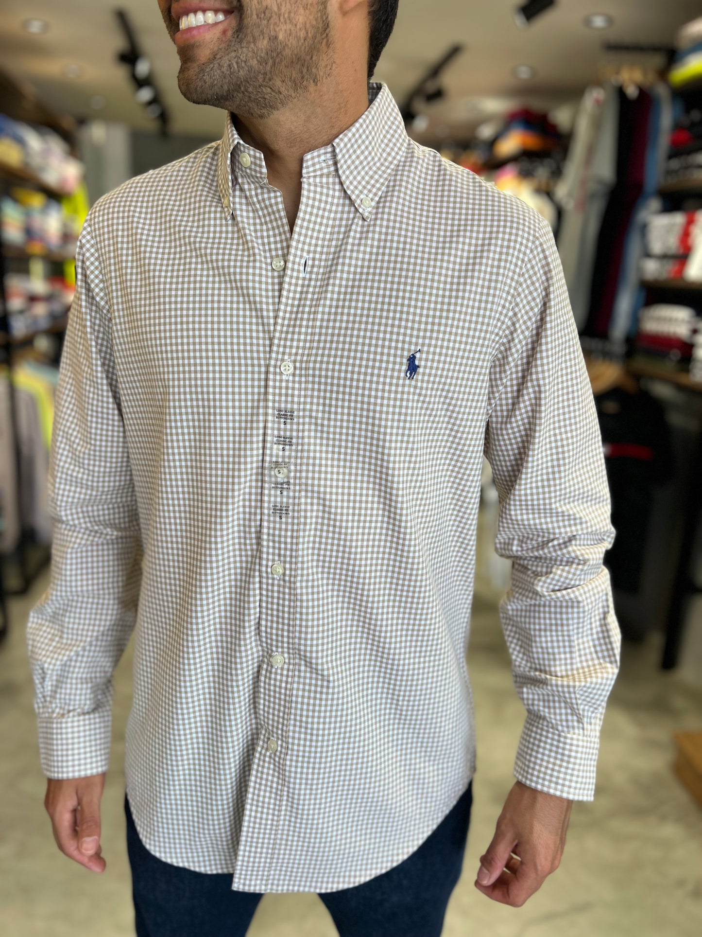 Camisa Polo R.L hombre Algodón