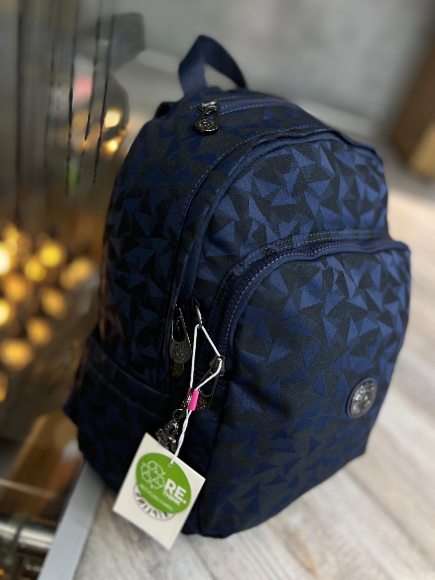 Morral talla M Azul Estampado