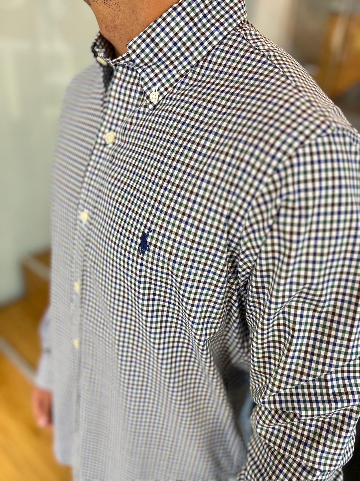 Camisa Polo R.L hombre Algodón