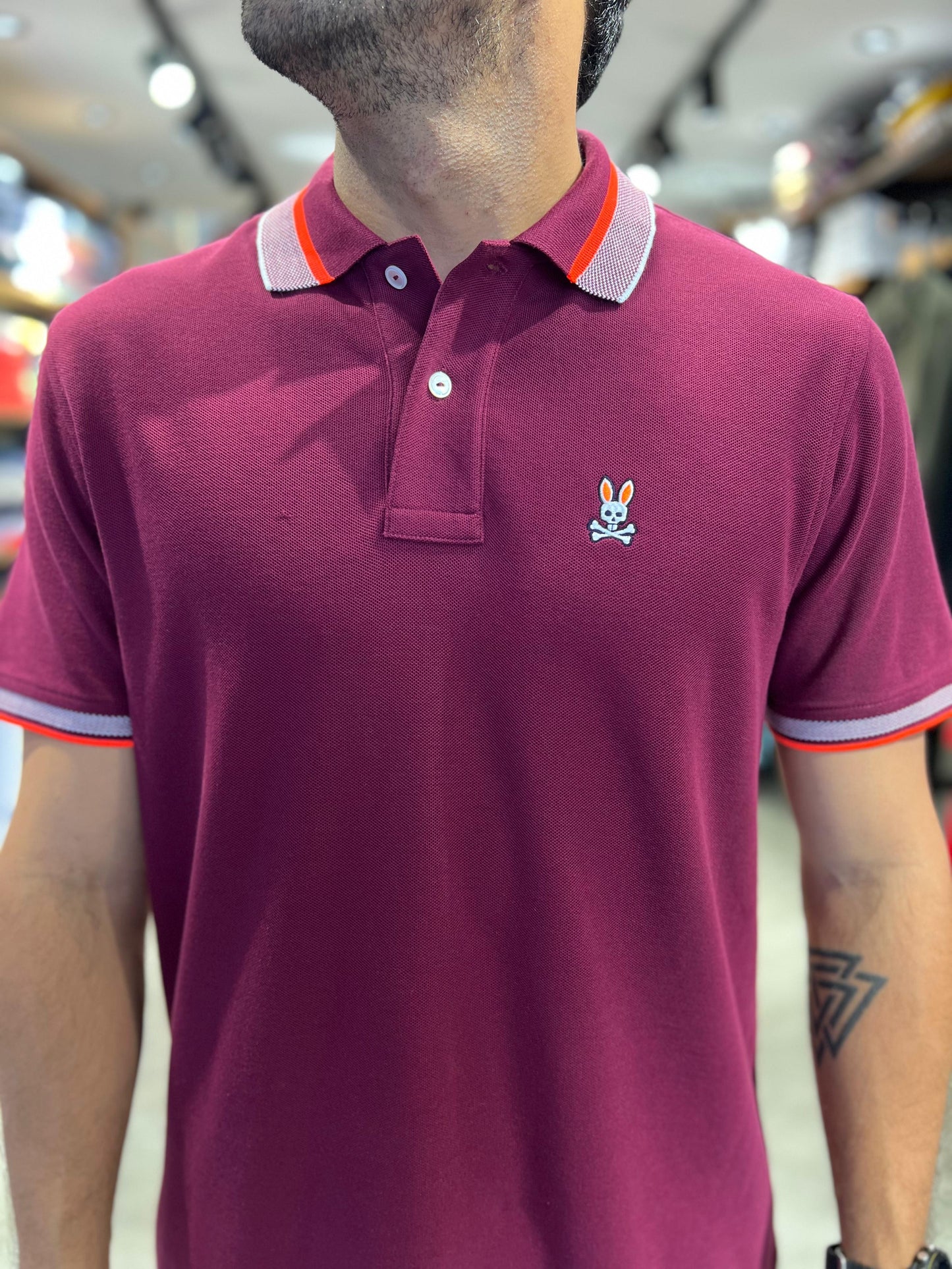 Polo Psycho Bunny Vinotinto
