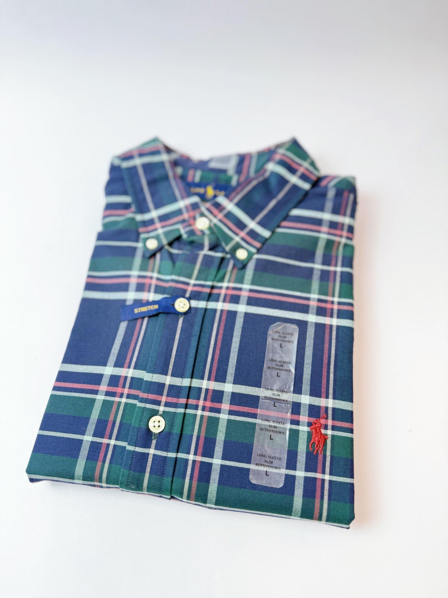 Camisa Polo R.L hombre Oxford Slim Fit